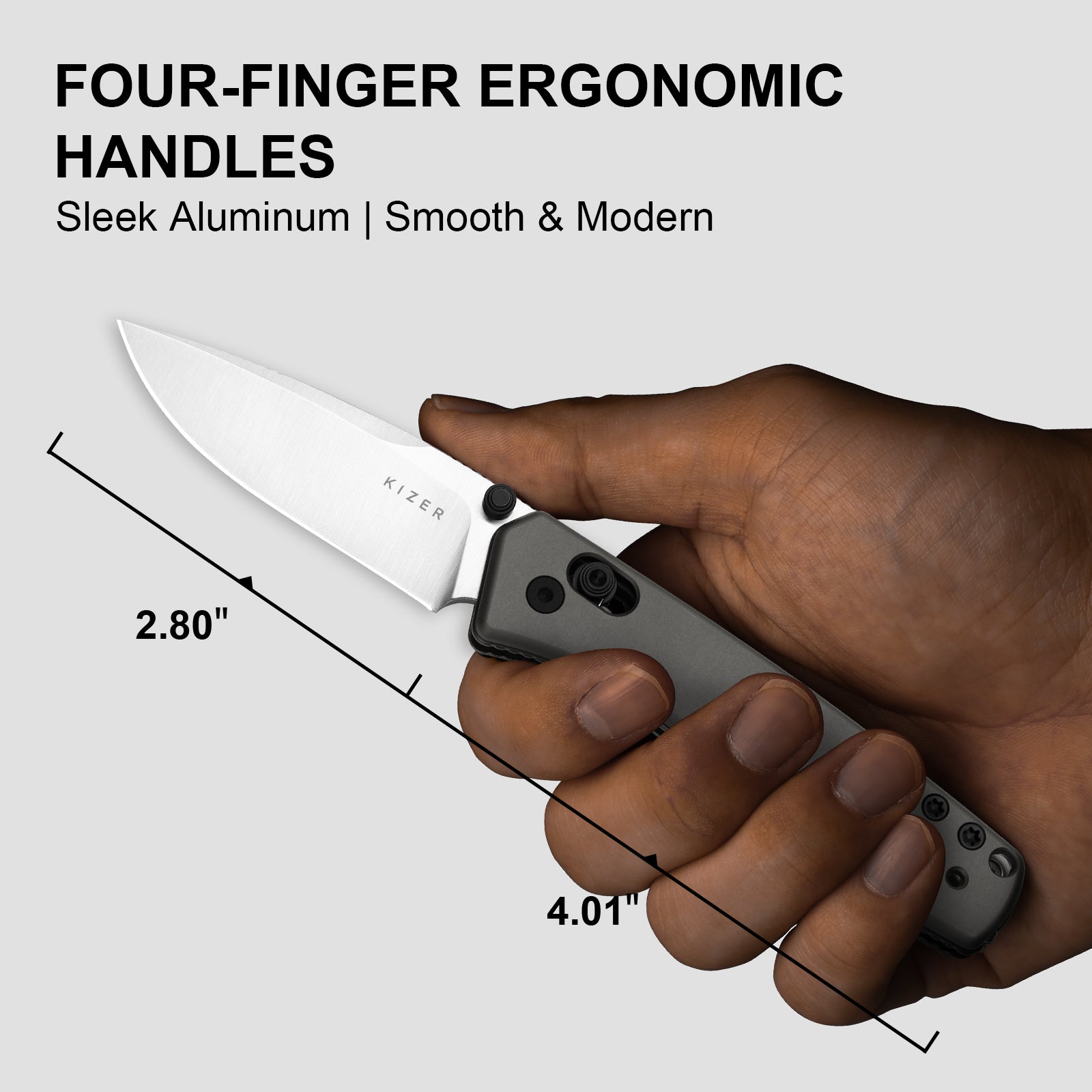 Aegis | Kizer Clutch Lock™ | AEB-L | Aluminum | KizerV™ 3774A4