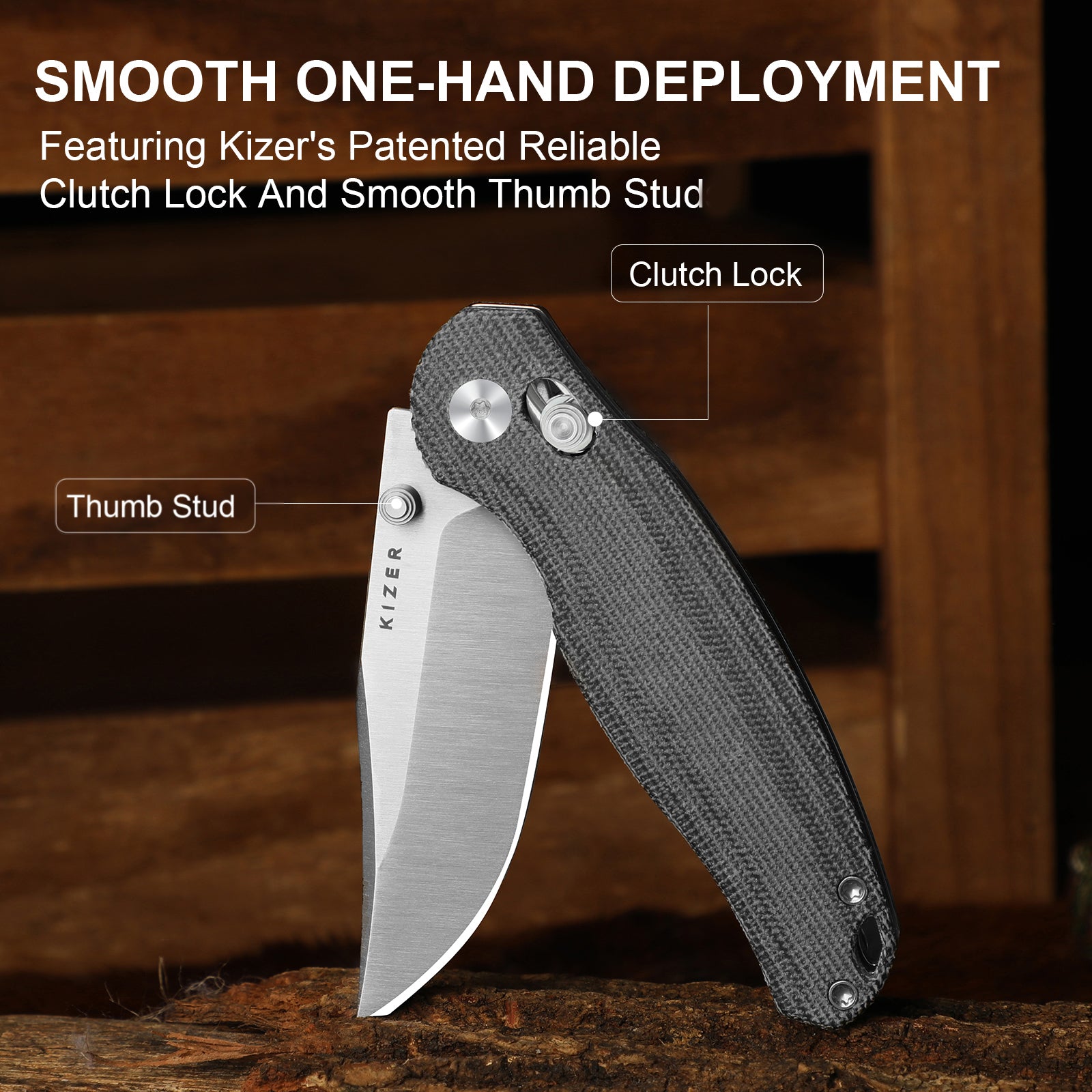 Phoca CC 2.9 inch AEB-L Norplex UltreX Micarta V3780A3-Kizer