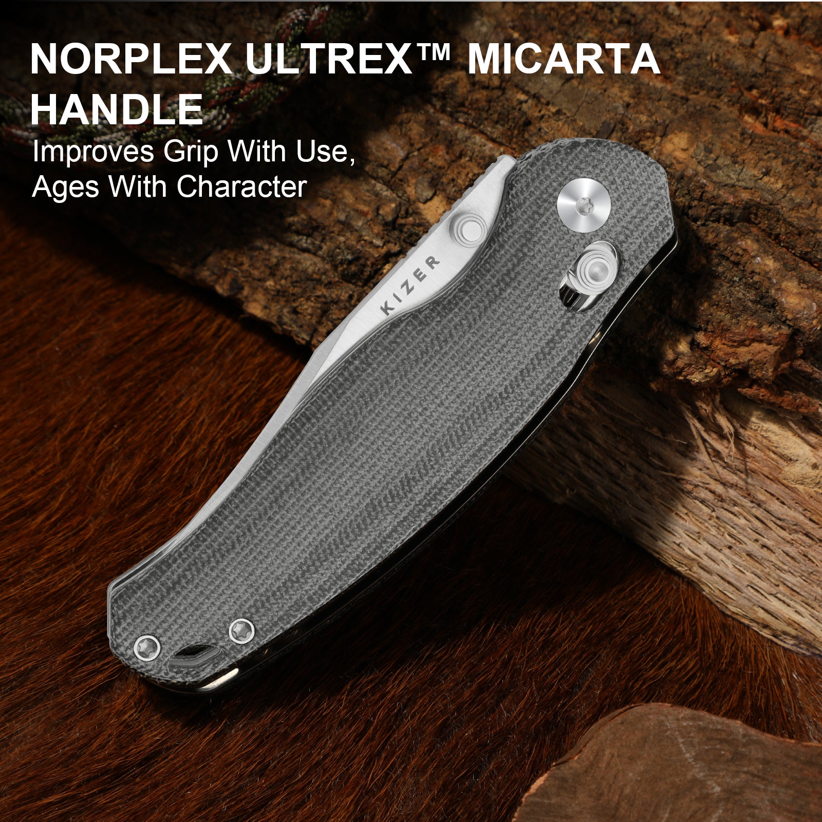 Phoca CC 2.9 inch AEB-L Norplex UltreX Micarta V3780A3-Kizer