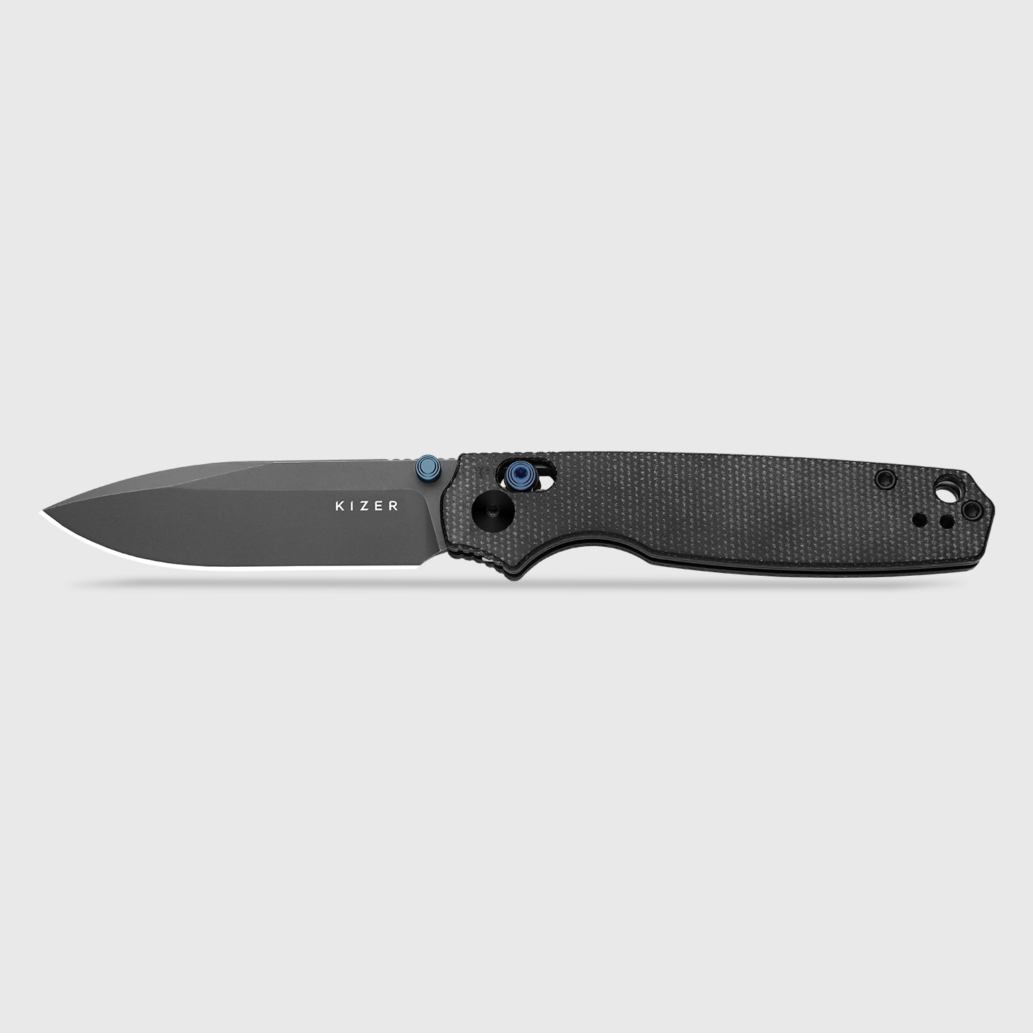 Pokiman CD | Kizer Clutch Lock™ | Drop Point | Four-Finger Full Grip | Micarta | KizerV™ 3789A1