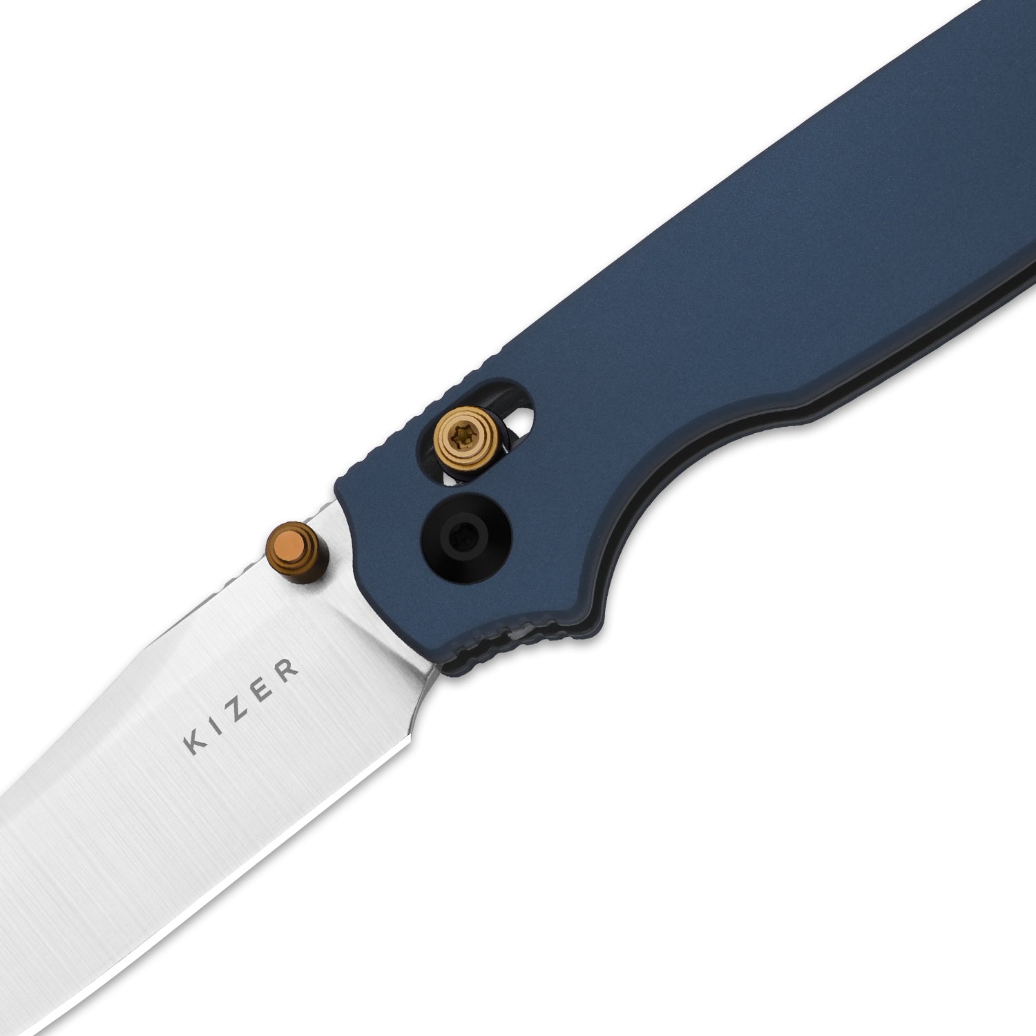 Pokiman CC | Kizer Clutch Lock™ | Clip Point | Four-Finger Full Grip | Aluminum | KizerV™ 3789A4