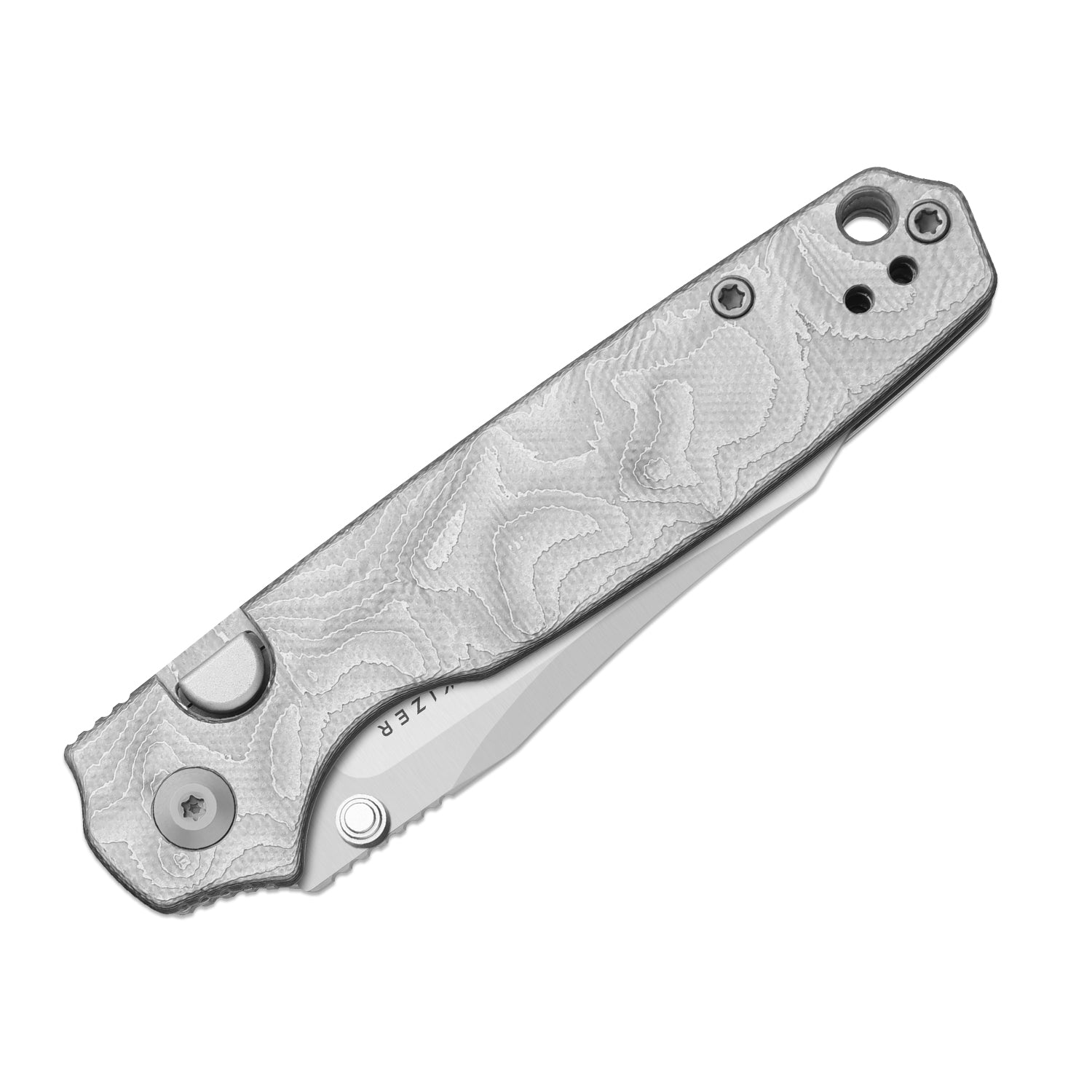 Pokiman BLL | Kizer Button Liner Lock™ | AEB-L | Aluminum Foil G10 Handle | KizerV™ 3789BCA1