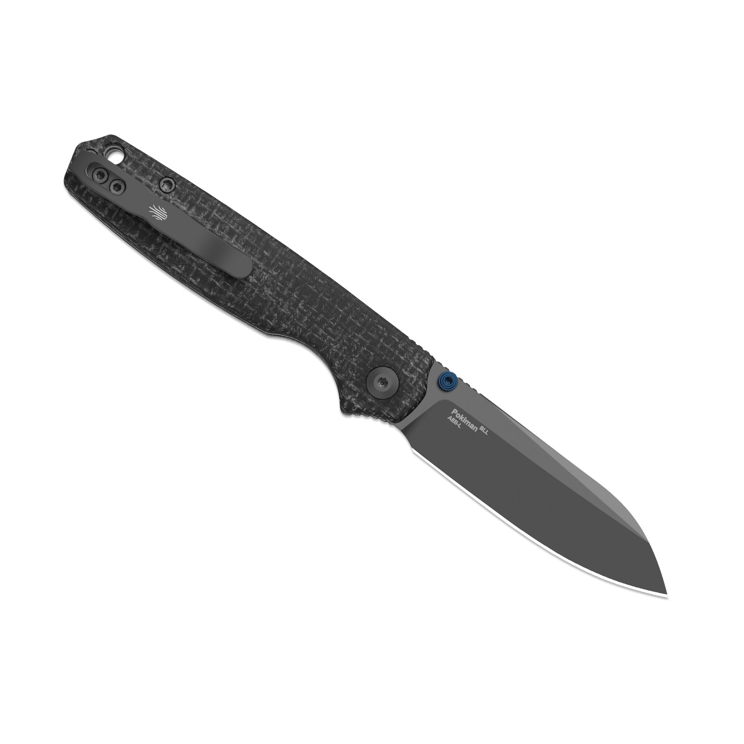 Pokiman BLL | Kizer Button Liner Lock™ | AEB-L | Black Micarta Handle | KizerV™ 3789BSA1