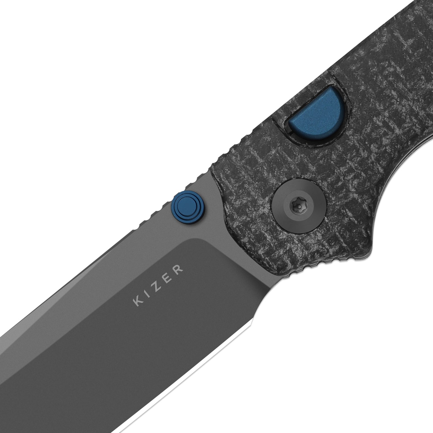 Pokiman BLL | Kizer Button Liner Lock™ | AEB-L | Black Micarta Handle | KizerV™ 3789BSA1