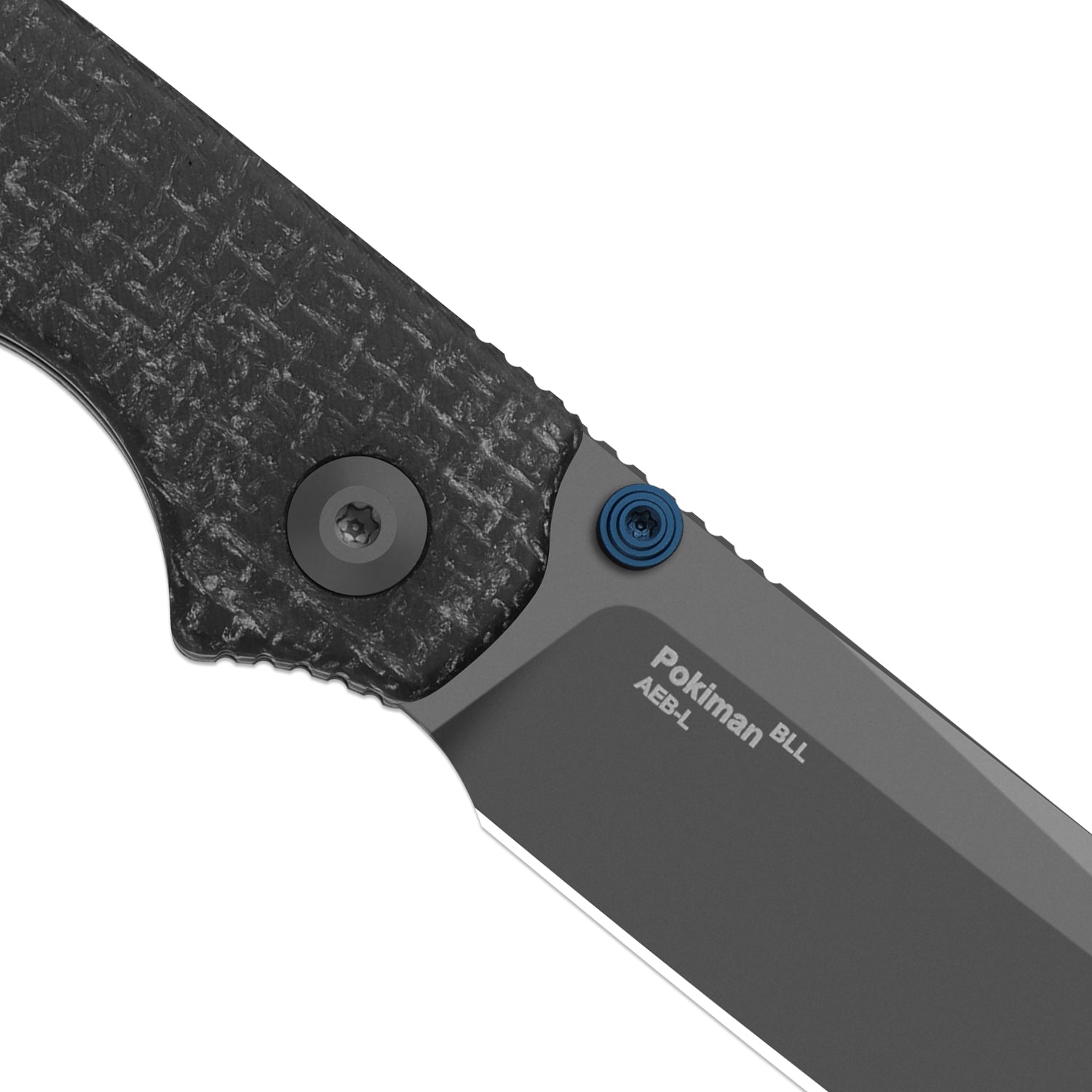Pokiman BLL | Kizer Button Liner Lock™ | AEB-L | Black Micarta Handle | KizerV™ 3789BSA1