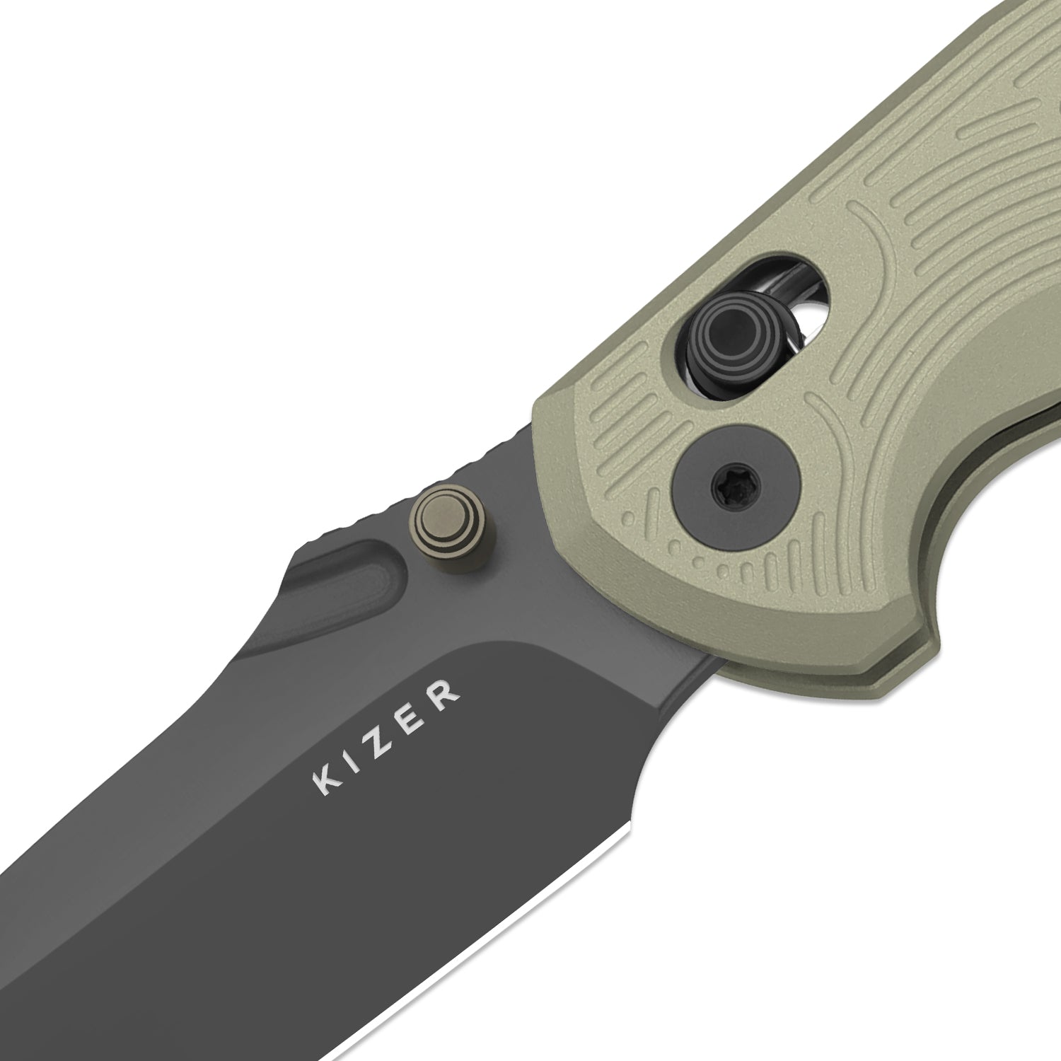 Khamsin | Kizer Clutch Lock™ | Nitro-V | Sandstorm Aluminum | Satin Fi