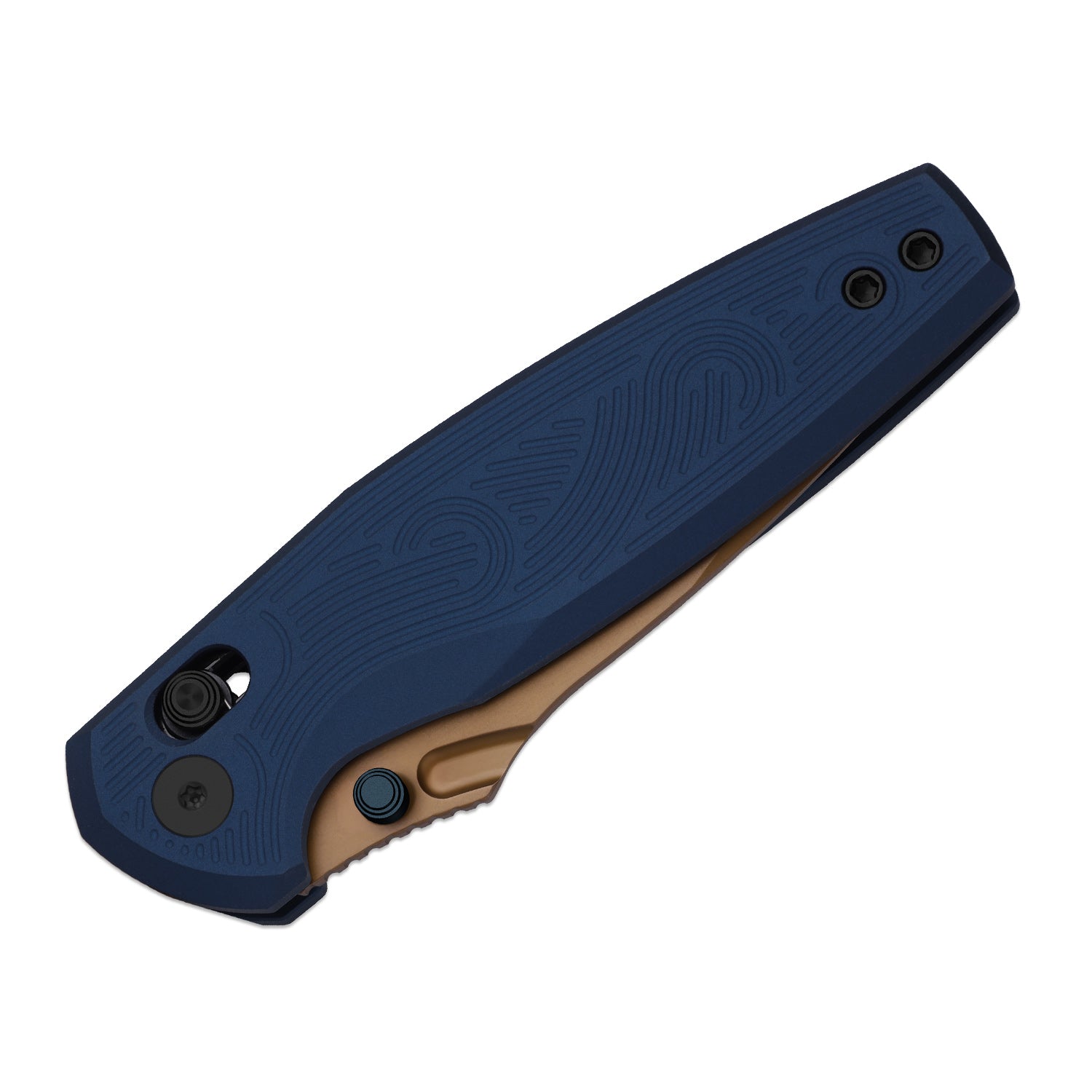 Khamsin | Kizer Clutch Lock™ | Nitro-V | Sandstorm Aluminum | Sunset Metal PVD Finish | KizerV™ 3791A2