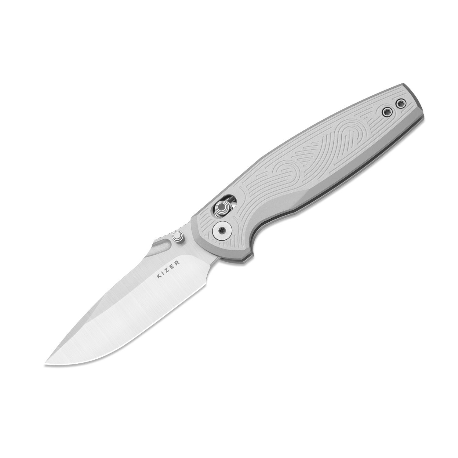 Khamsin | Kizer Clutch Lock™ | Nitro-V | Sandstorm Aluminum | Satin Fi