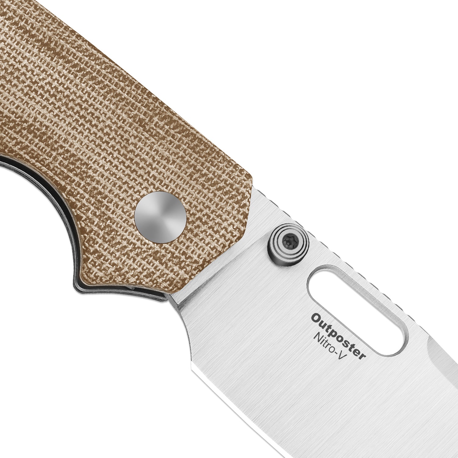 Outposter | Kizer Button Liner Lock™ | Norplex UltreX™ Micarta | Nitro
