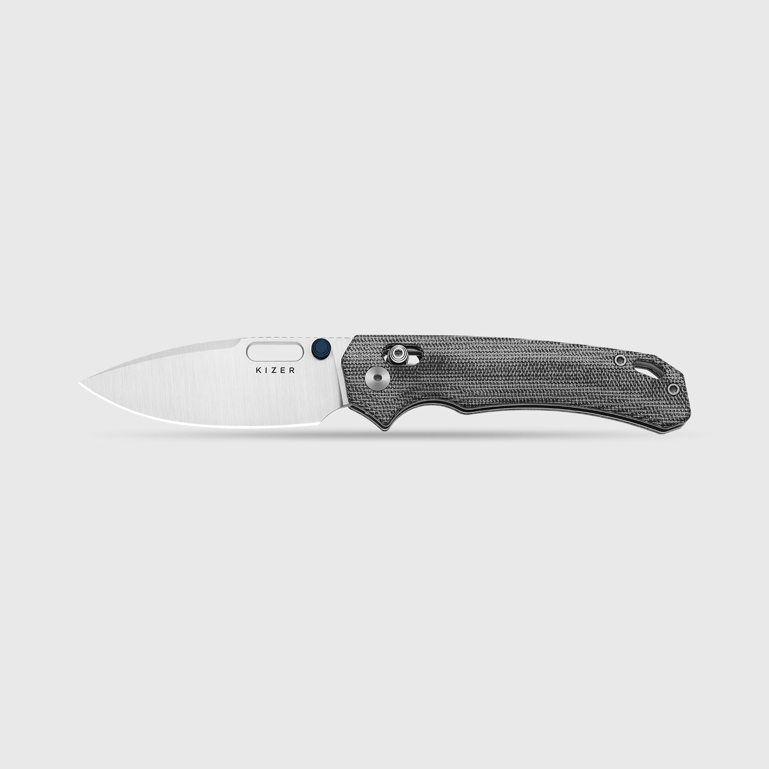 Outposter |  Kizer Clutch Lock™ | Norplex UltreX™ Micarta | Nitro-V + Satin | KizerV™ 3802CDA1