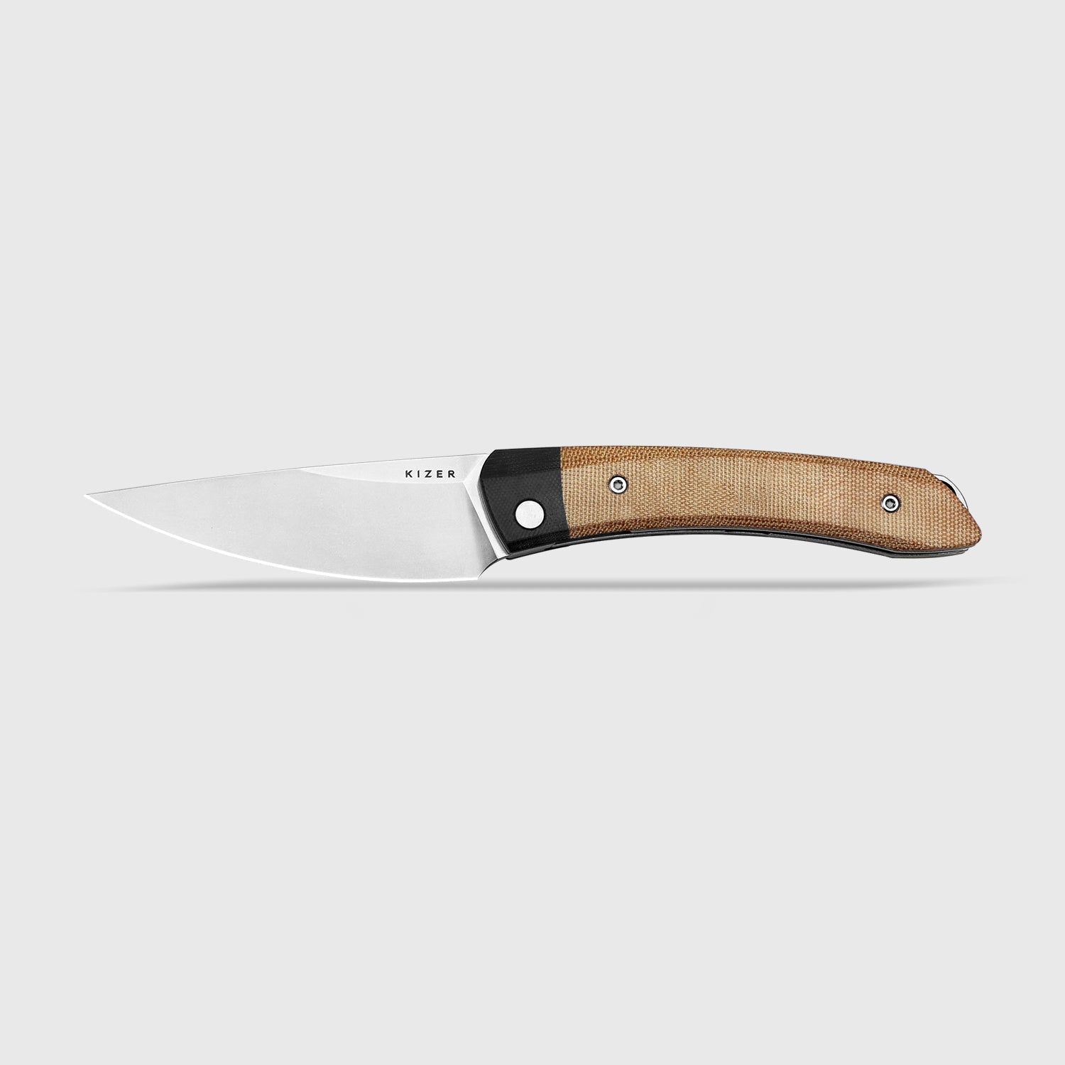 Momo | Nitro.V | Black G10+Micarta | KizerV™ 4663A2