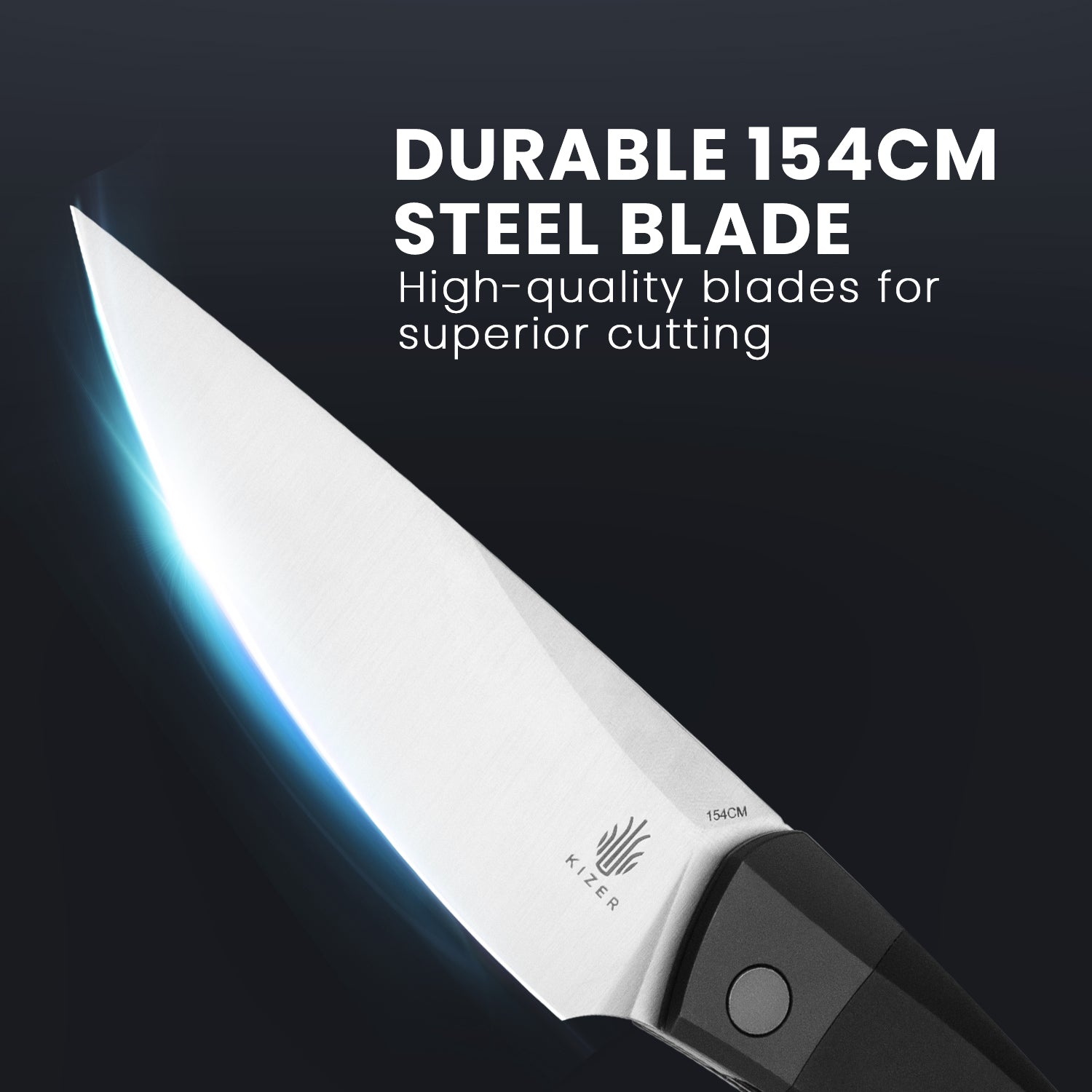 Momo 4.17 inch 154CM Blade Aluminium Handle V4663C1-kizer