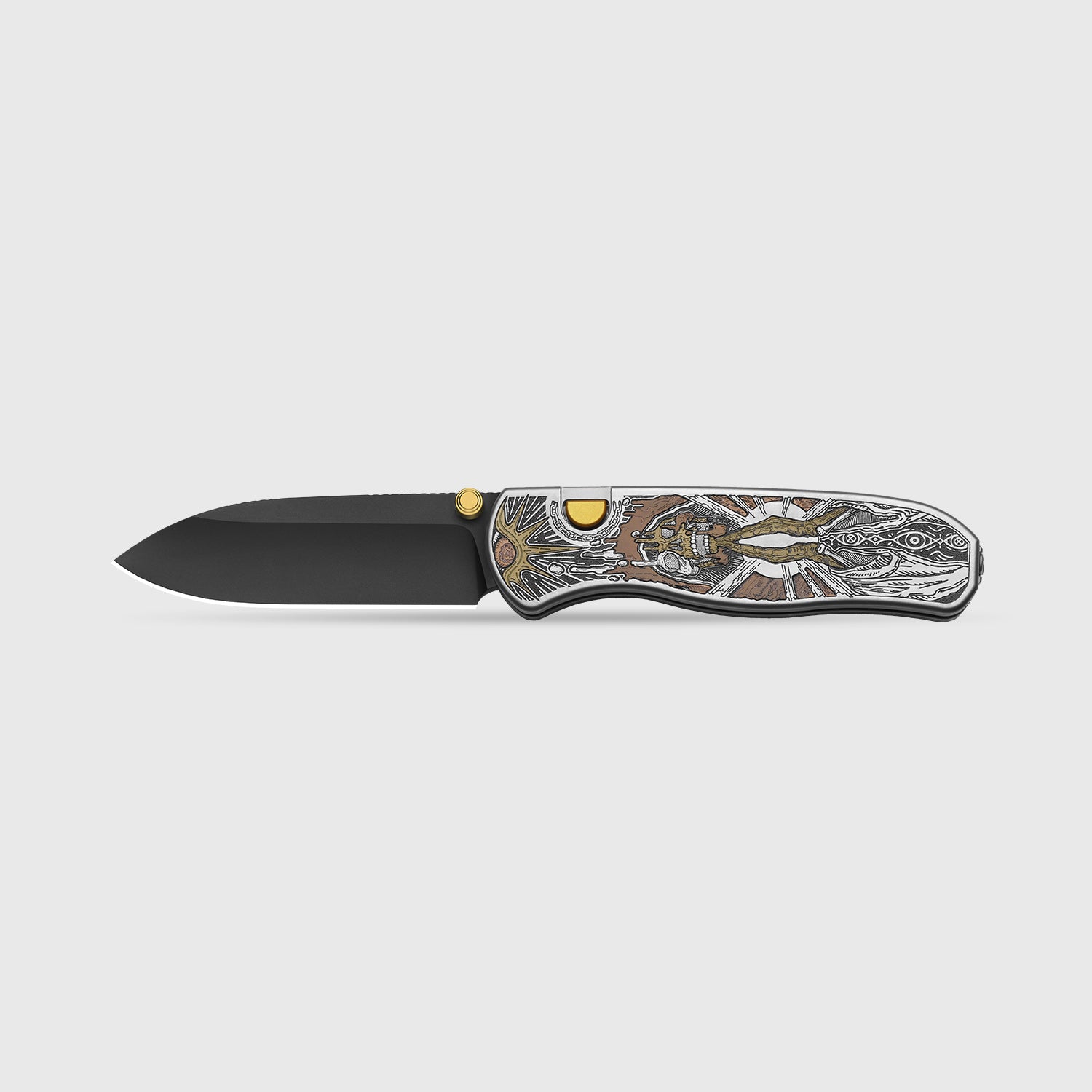 Drop Bear® Zero | K390 | Polished DLC Ultra | Hollow Grind | Titanium