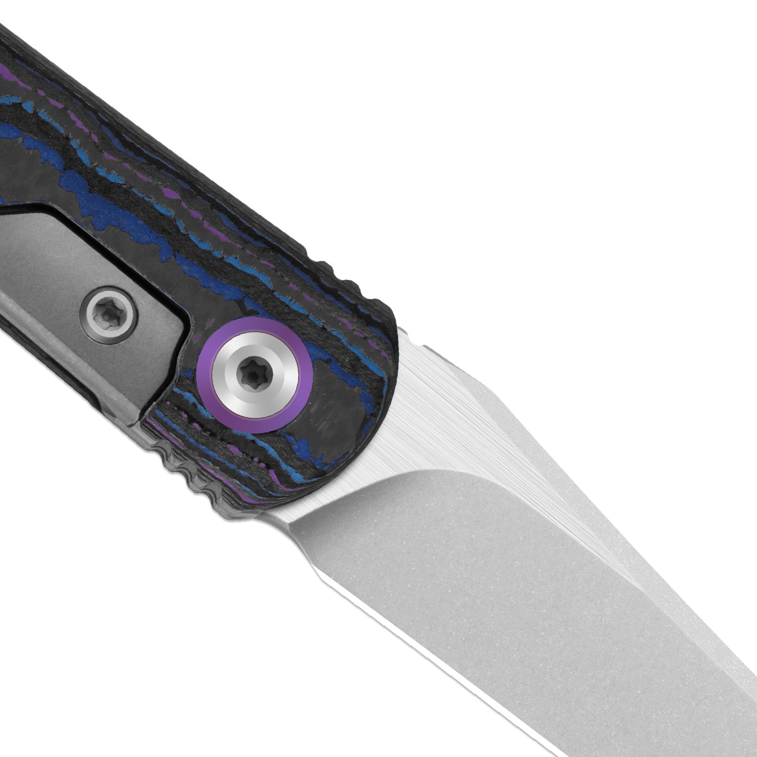 Feist 3 | CPM S90V + Stonewashed & Flat Brushed | UV-Luminescent | Cli