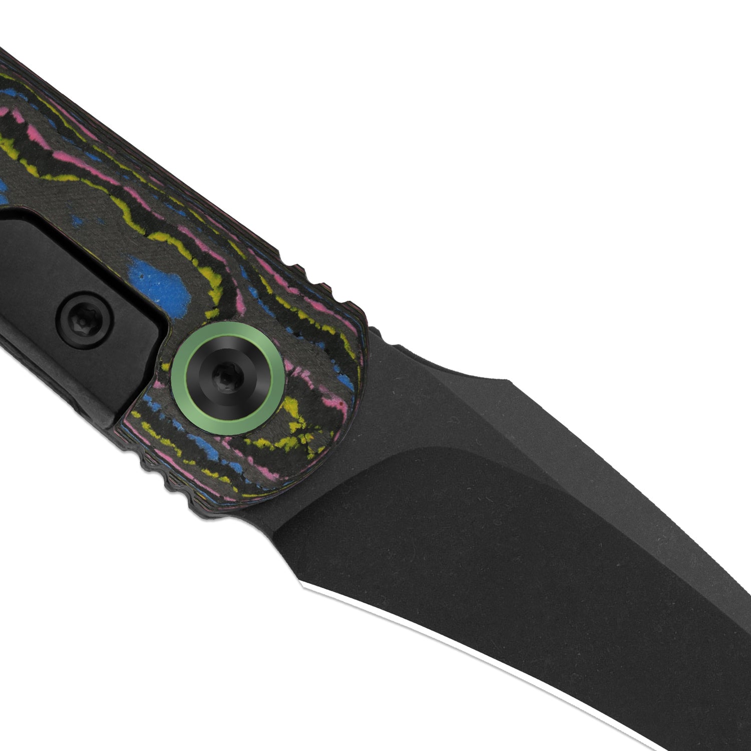 Feist 3 | CPM S90V + Matte DLC Ultra | Hawkbill | UV-Luminescent | Tit