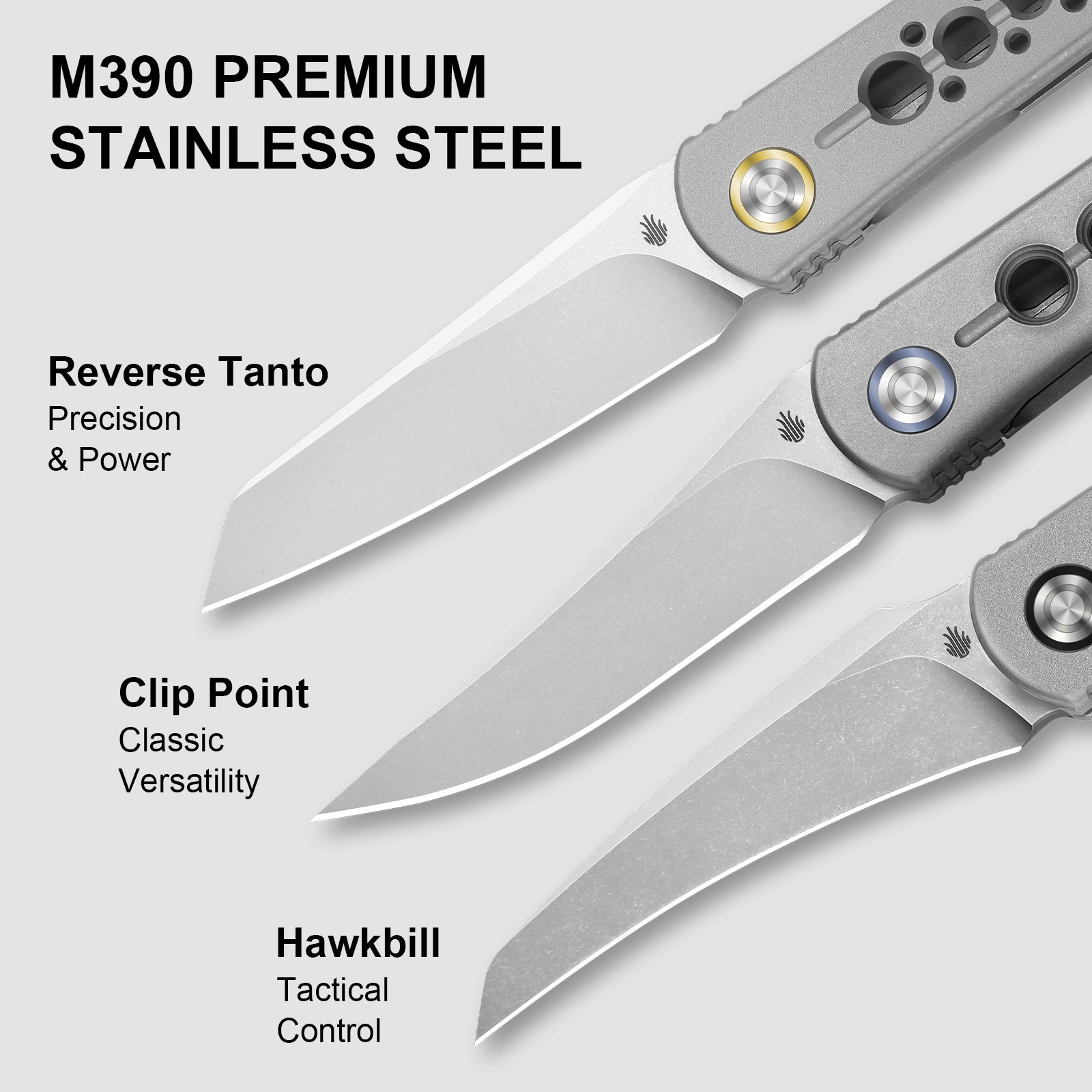 Feist 2 X Series 2.8 inch M390 Titanium ZX-3499.2A1-Kizer