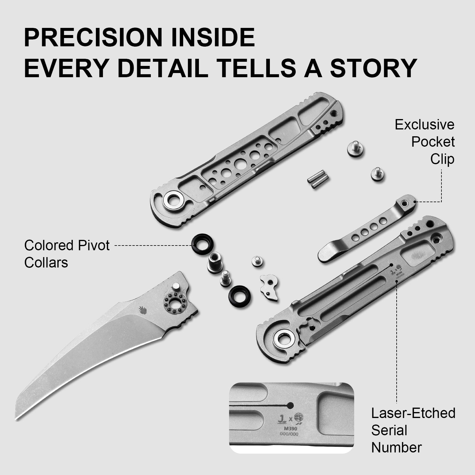 Feist 2  | M390 | Titanium | ZX-3499.2A3 | Limited | KIZERX®