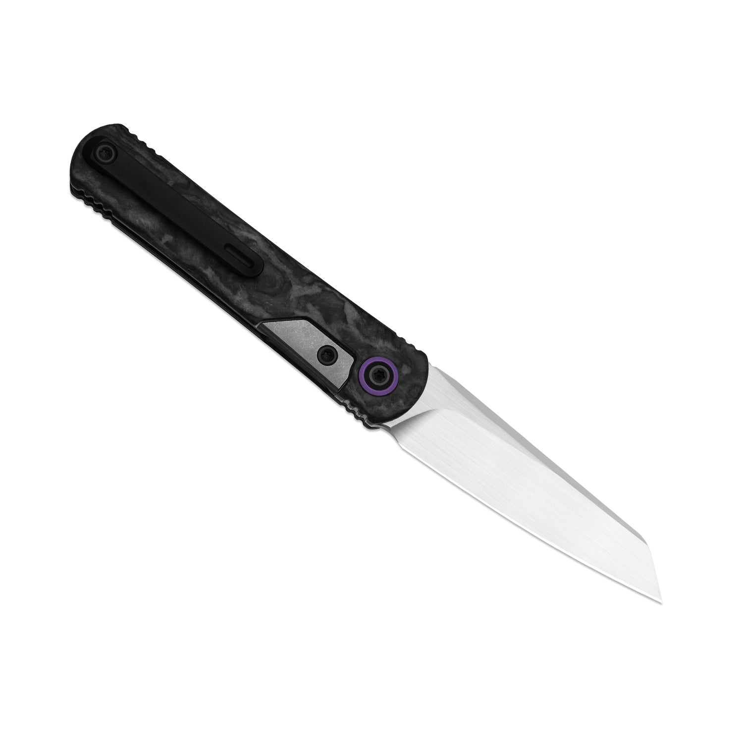 Feist 3 | CPM S90V + Hand-brushed | Titanium & KizerNova™ Lava | Reverse Tanto | KizerX™ 3499.3A5
