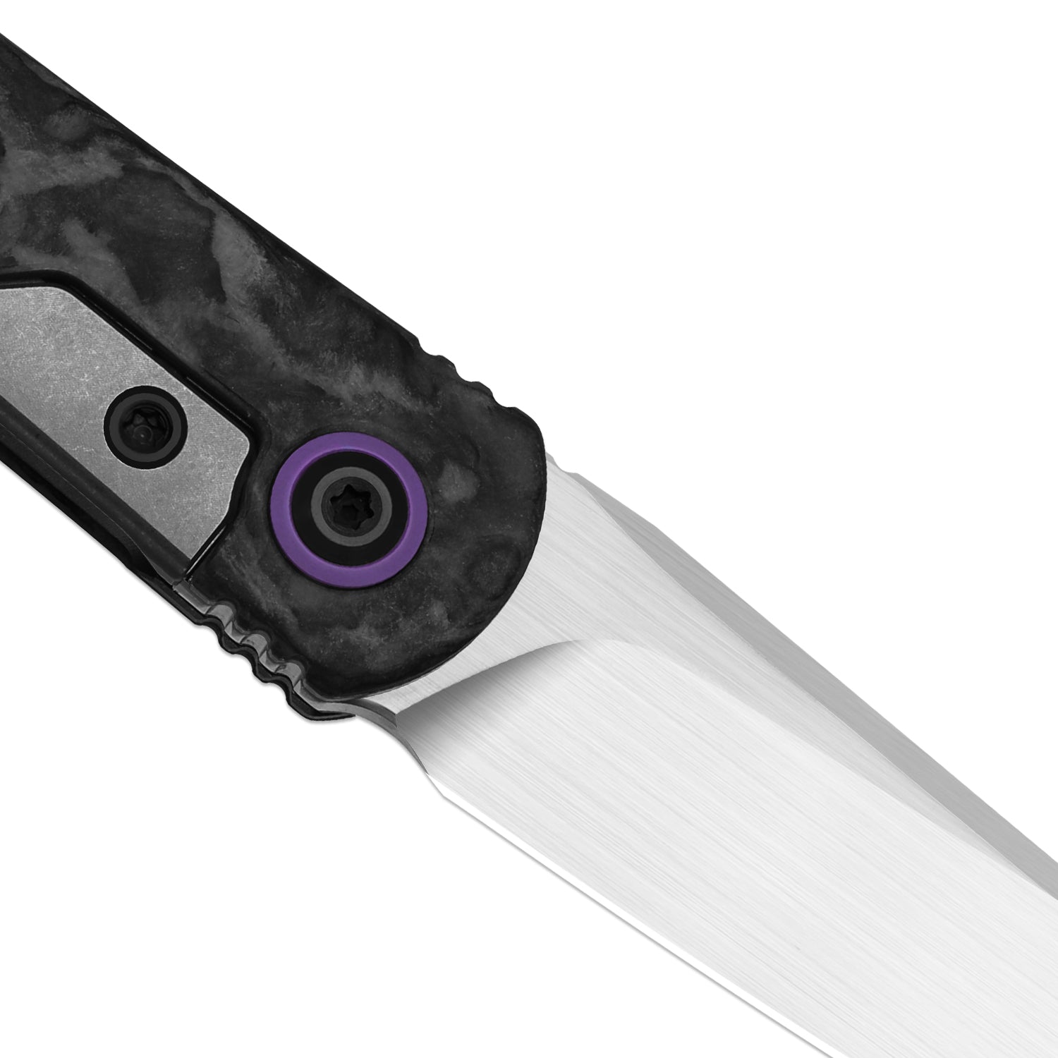 Feist 3 | CPM S90V + Hand-brushed | Titanium & KizerNova™ Lava | Reverse Tanto | KizerX™ 3499.3A5