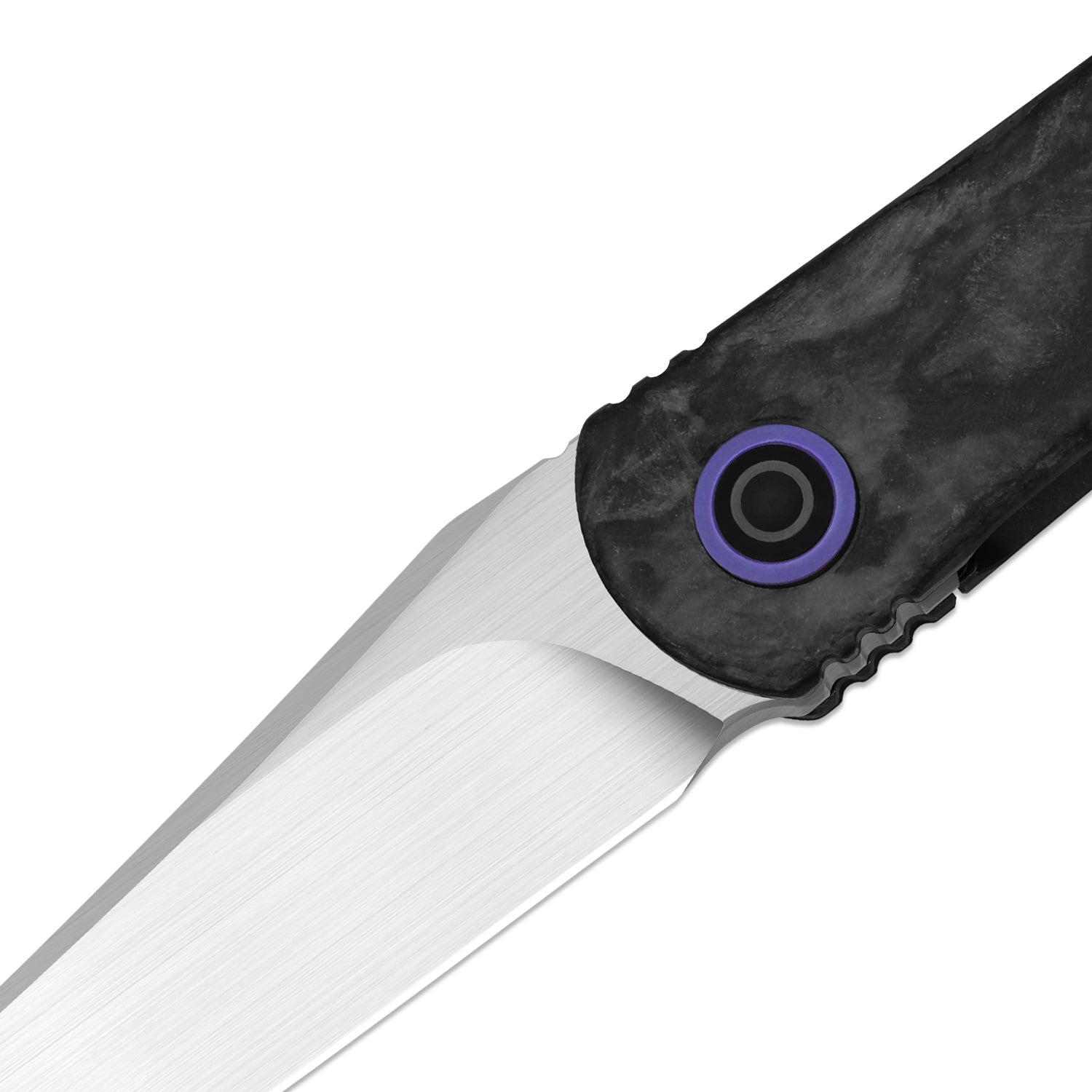 LAVA “PRIME CUTS” Feist 3 | CPM S90V + Hand-brushed | Titanium & KizerNova™ Lava | Clip
