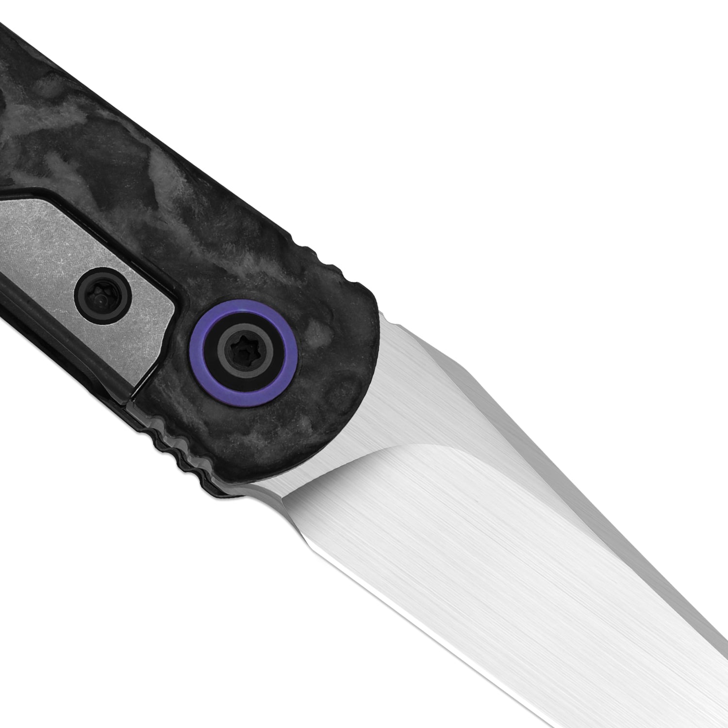 Feist 3 | CPM S90V + Hand-brushed | Titanium & KizerNova™ Lava | Clip