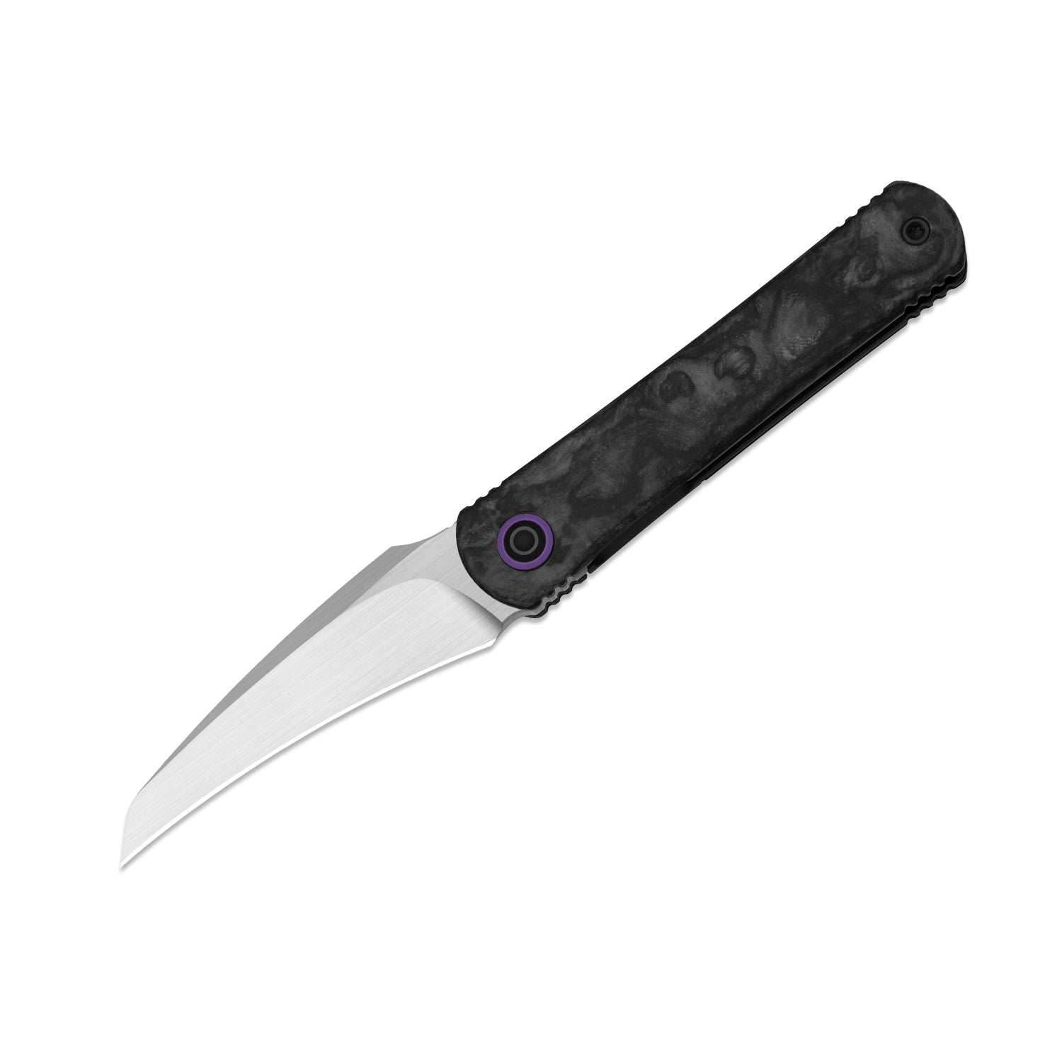 Feist 3 | CPM S90V + Hand-brushed | Titanium & KizerNova™ Lava | Hawkbill | KizerX™ 3499.3A9