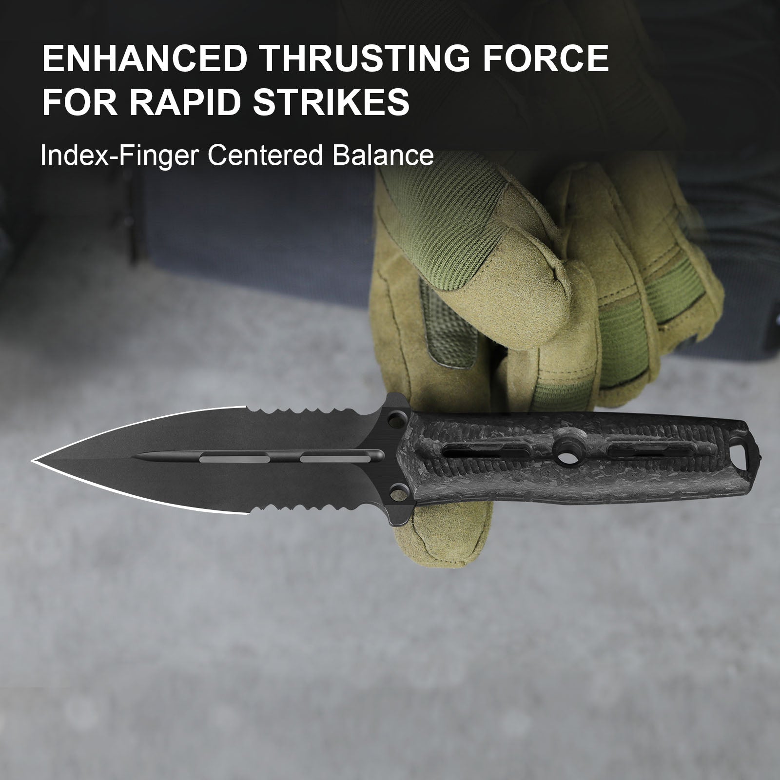 NORCROSS 4.09 inch M390 Carbon Fiber ZX-FB01A1-Kizer