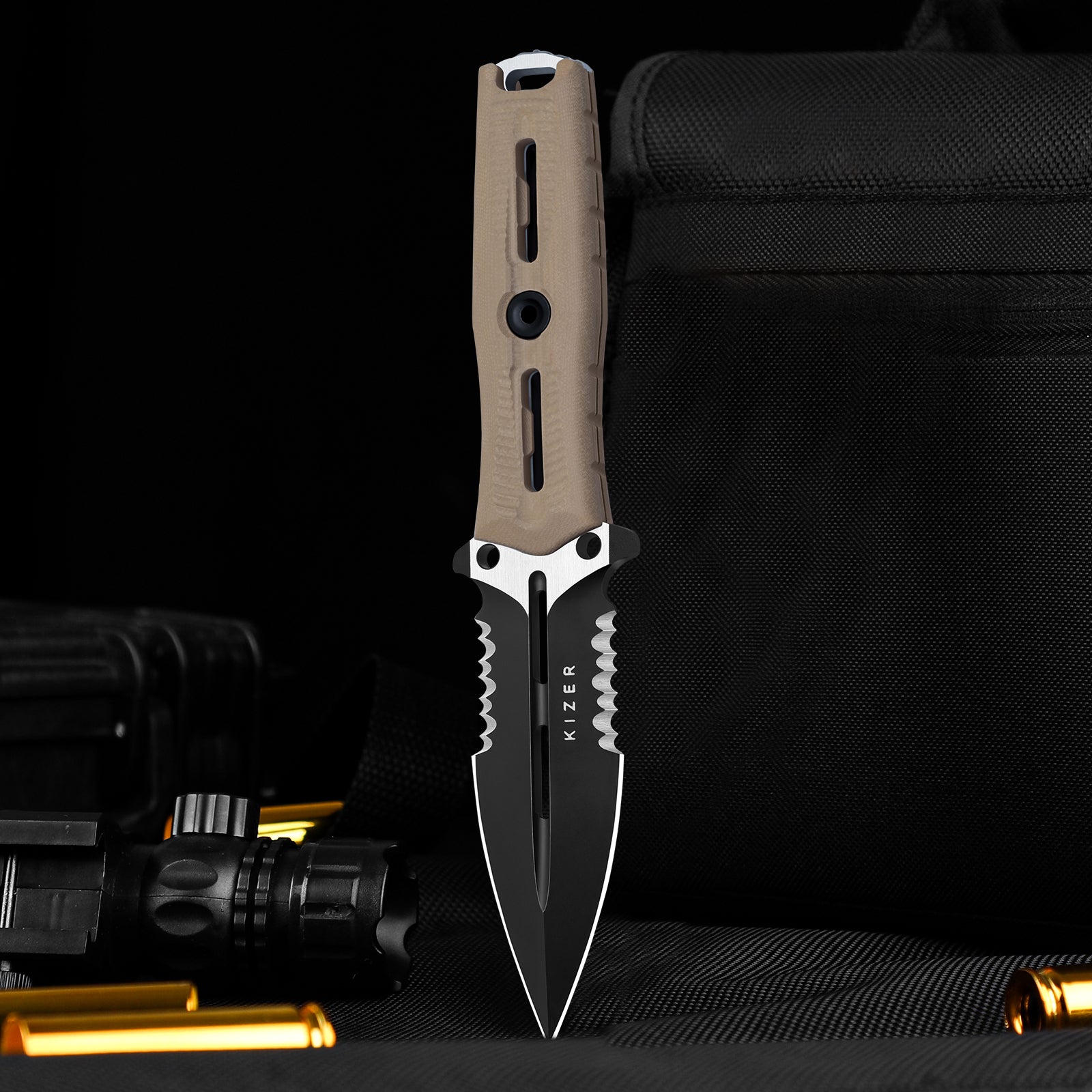 NORCROSS 4.09 inch Nitro-V G10 ZX-FB01A3-Kizer
