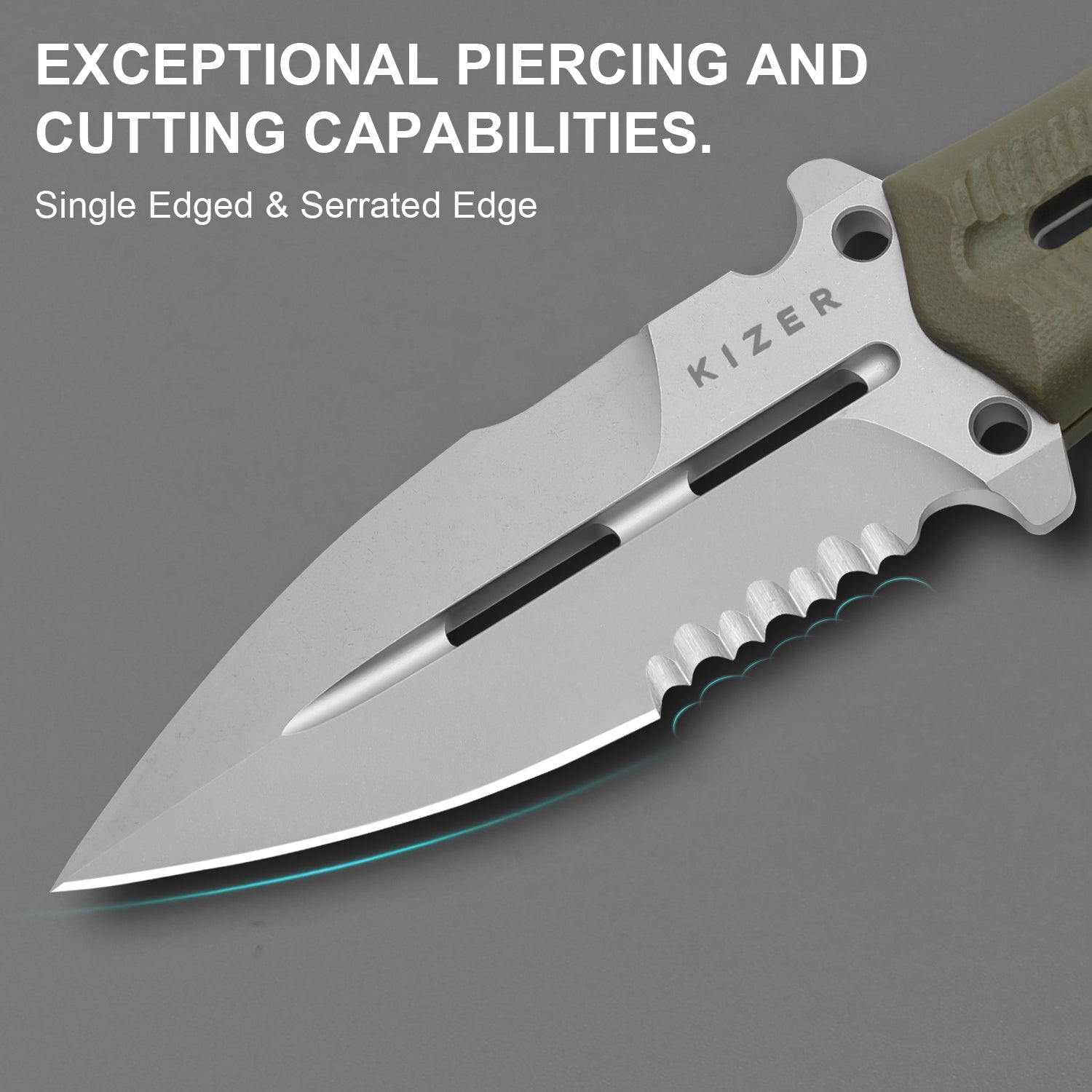 NORCROSS | Nitro-V | G10 | ZX-FB01A4 - Single Edged | KIZERX®
