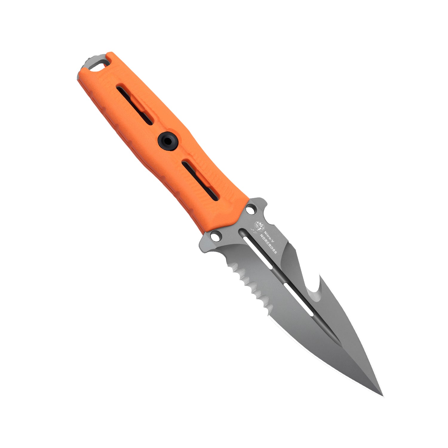 NORCROSS | Nitro-V | Orange G10 | ZX-FB01A5 - Double Edged | KIZERX®