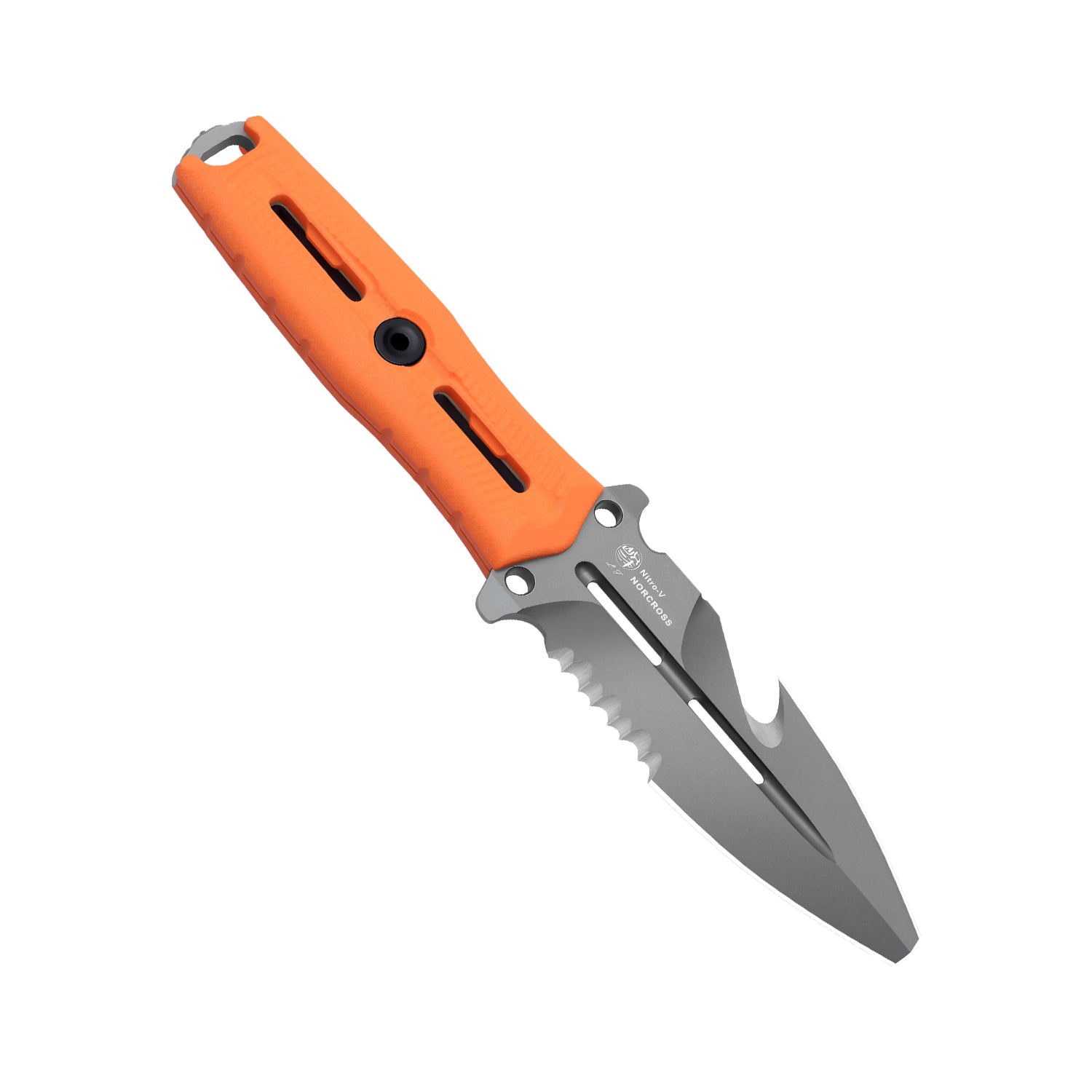 NORCROSS | Nitro-V | Orange G10 | ZX-FB01A6 - Single Edged | KIZERX®
