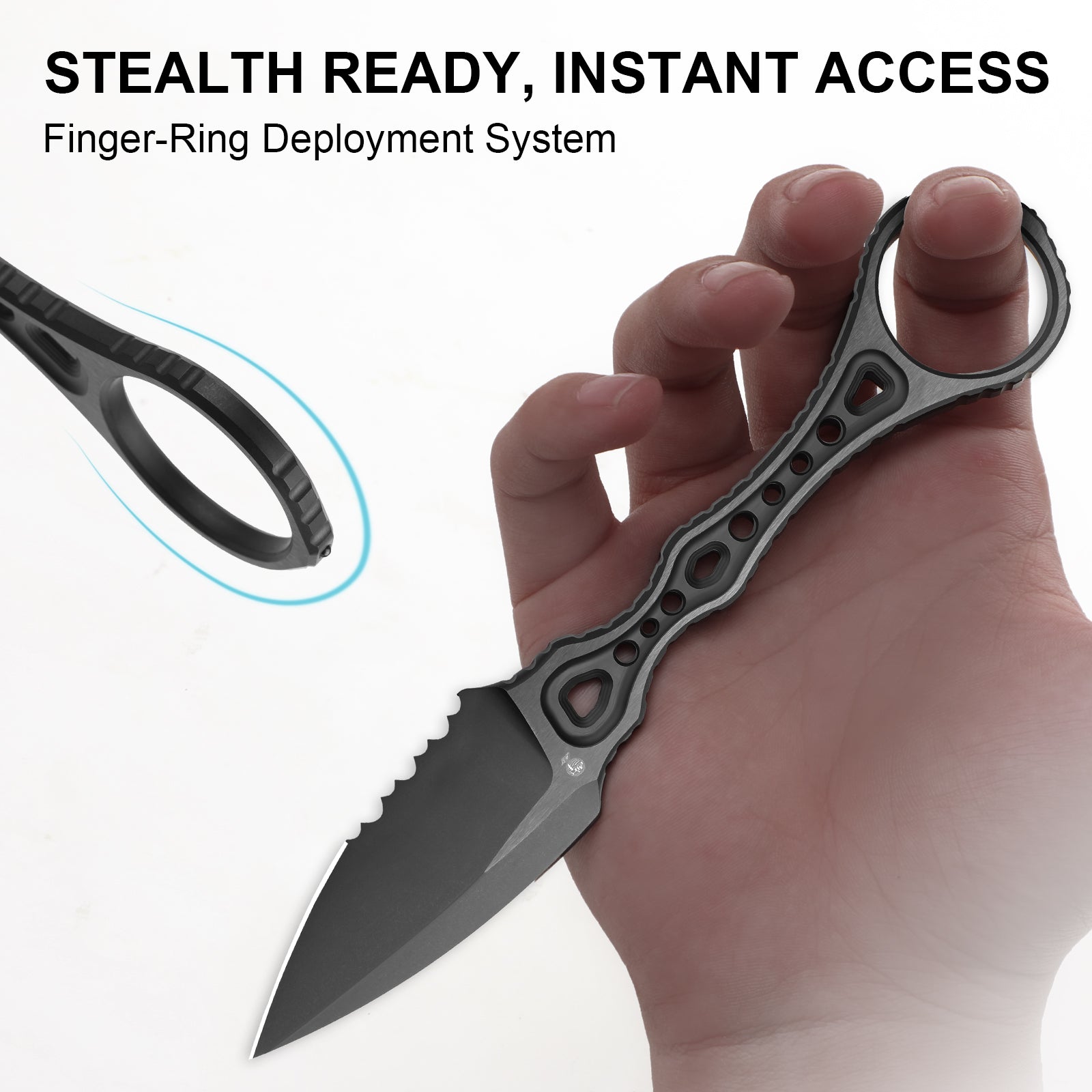 Defensor | M390 | DLC-Ultra | Flat Brushed | Stonewashed | KizerX® FB02A1