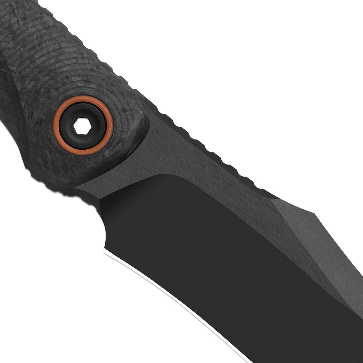 Pioneer Fix | M390 | Flat Brushed & Matte DLC Ultra | Carbon Fiber & G10 | KizerX® FB03A1