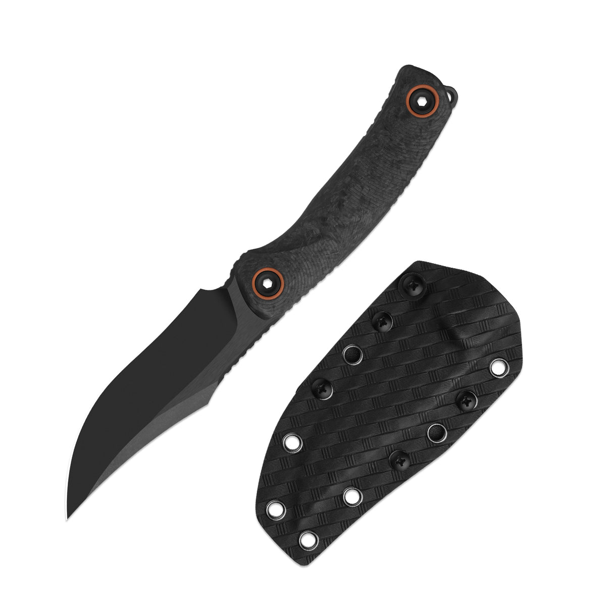 Pioneer Fix | M390 | Flat Brushed & Matte DLC Ultra | Carbon Fiber & G10 | KizerX® FB03A1