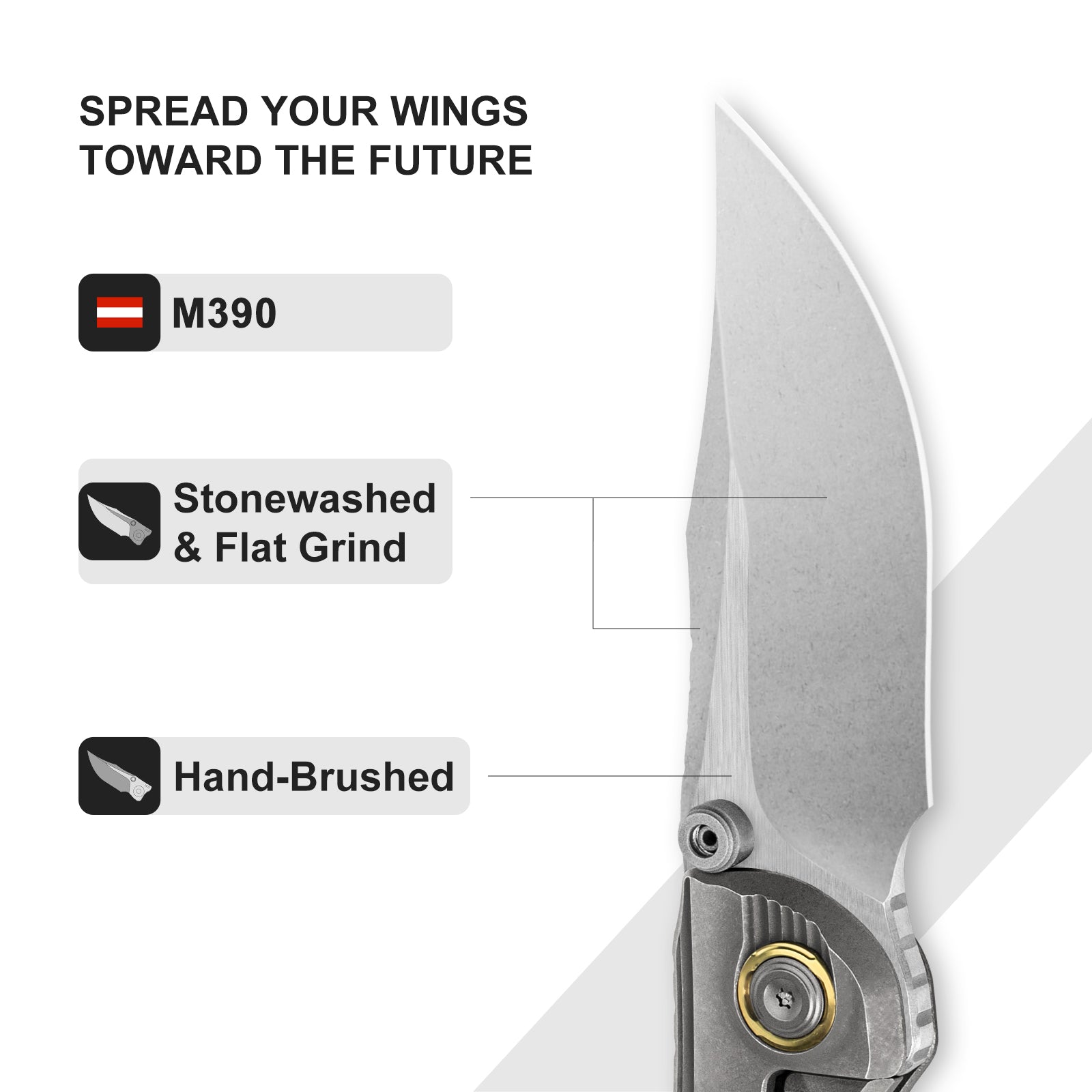 SILVERWING | M390 | Titanium | Limited | KIZERX® FK01A1