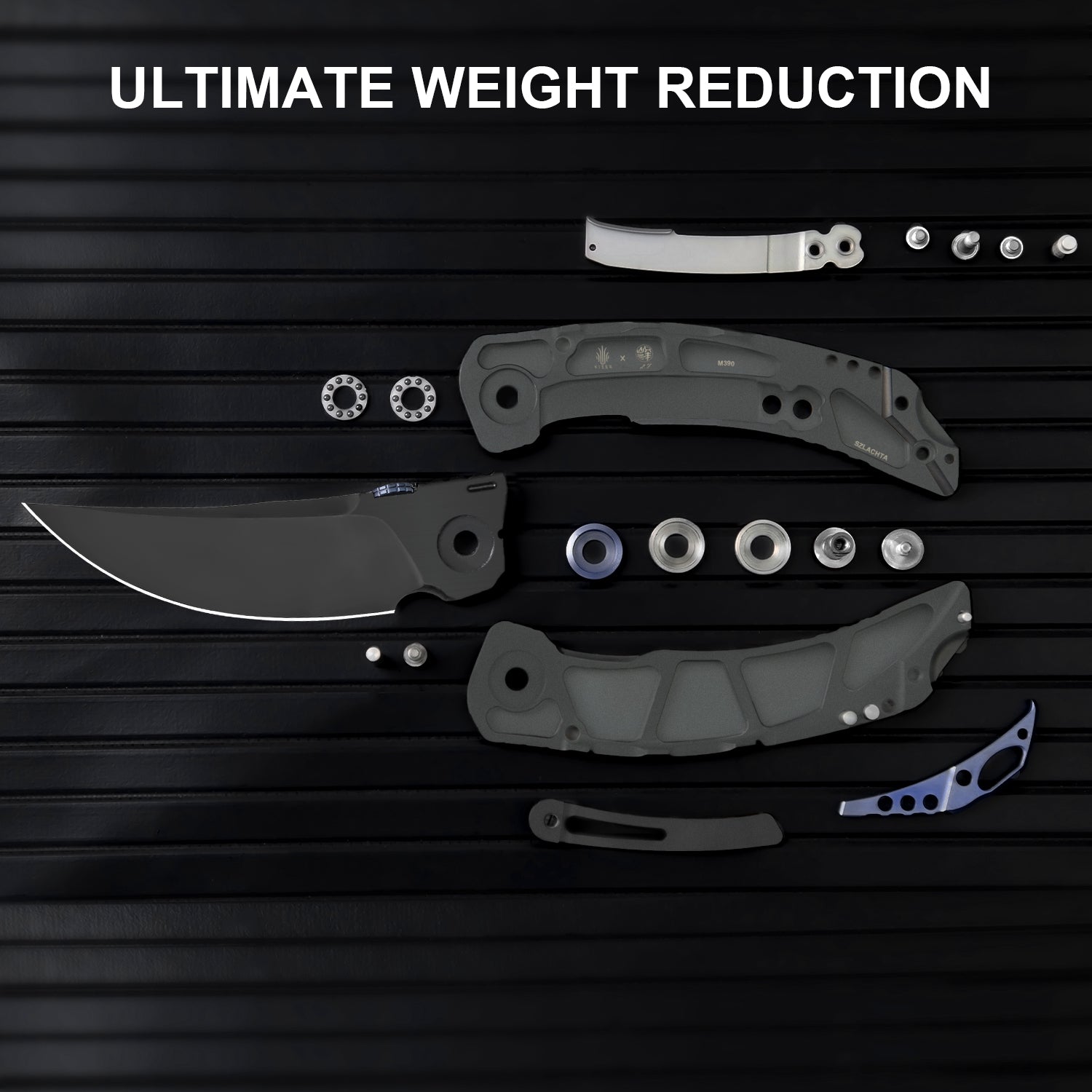 SZLACHTA 3.23 inch M390 Titanium ZX-FK02A1-Kizer
