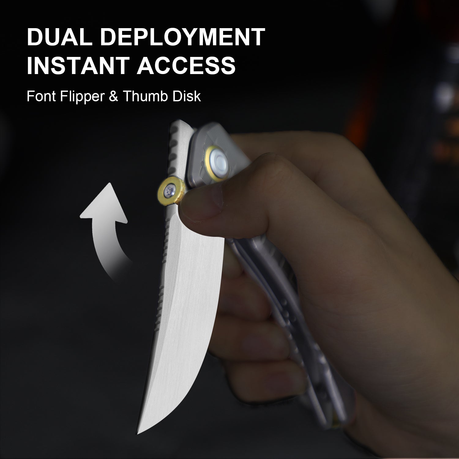 SZLACHTA 3.23 inch M390 Titanium ZX-FK02A2-Kizer