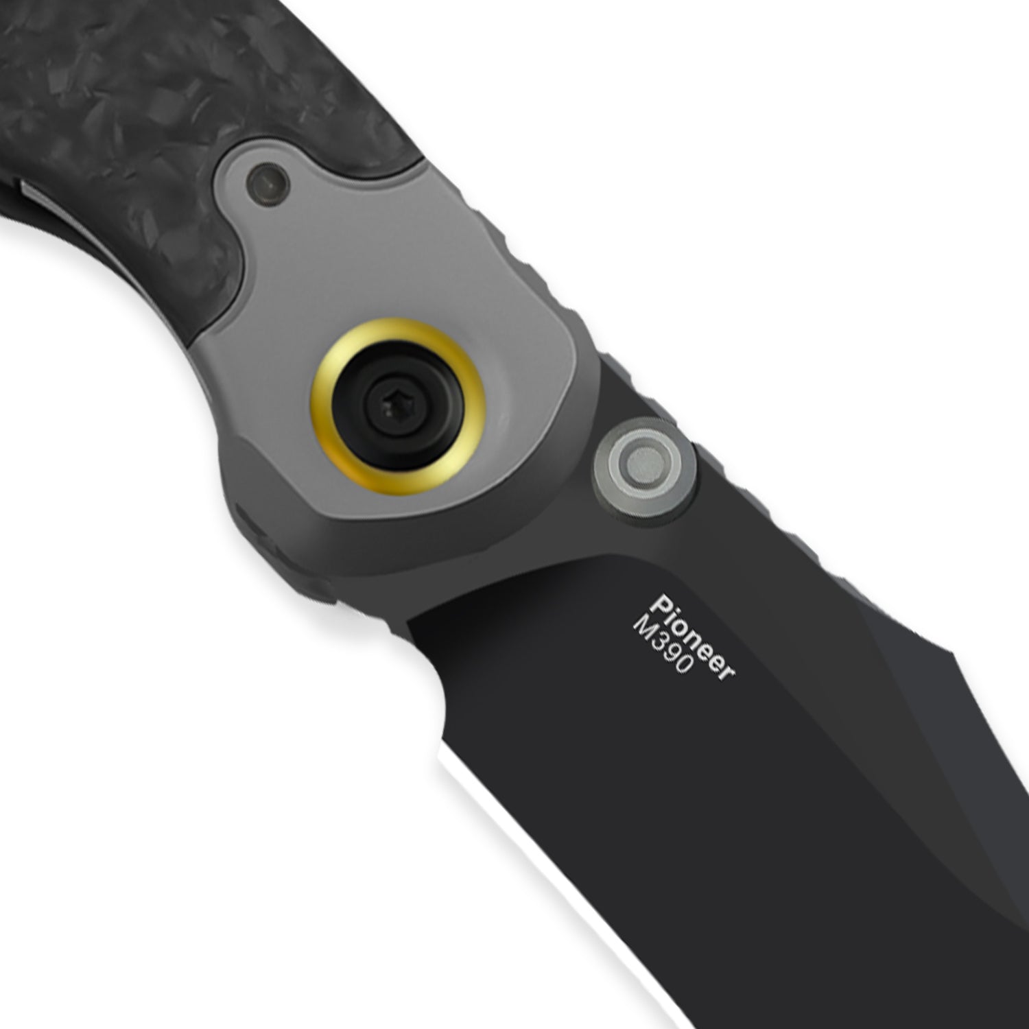 PIONEER 3.2 inch M390 Titanium & Marble Carbon Fiber ZX-FK03A1-Kizer