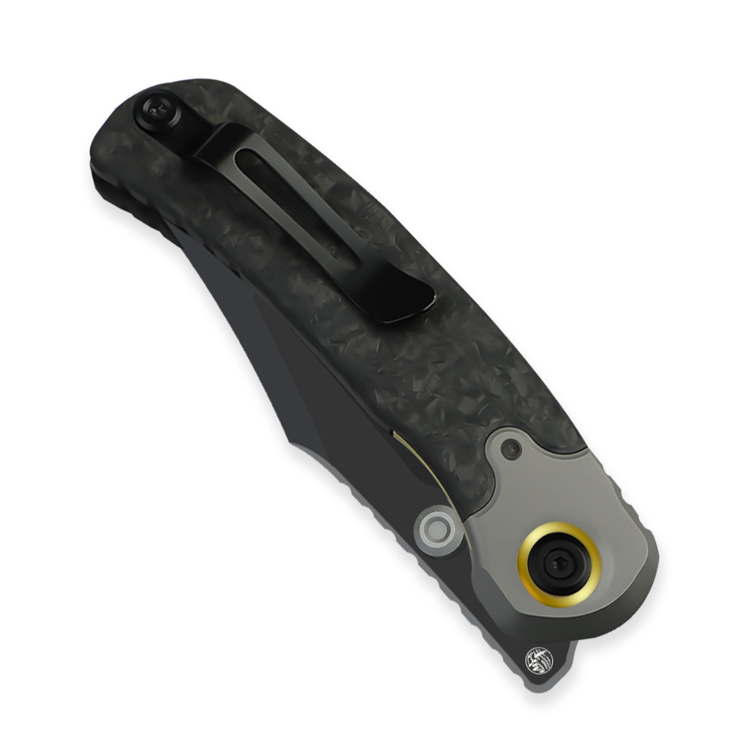 PIONEER | M390 | Titanium & Marble Carbon Fiber | ZX-FK03A1 | KIZERX®