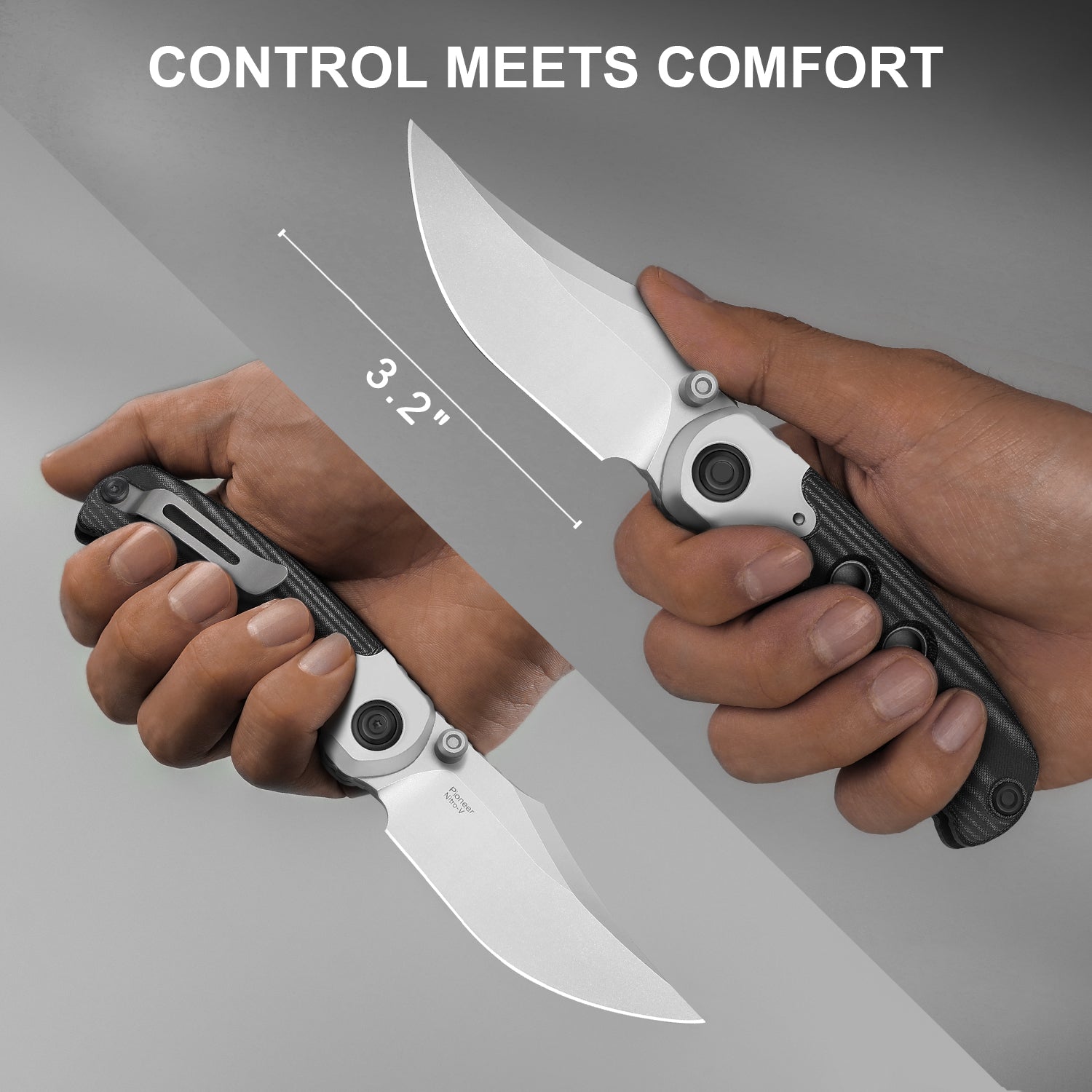 PIONEER | Nitro-V | Aluminum & Micarta | ZX-FK03A3 | KIZERX®