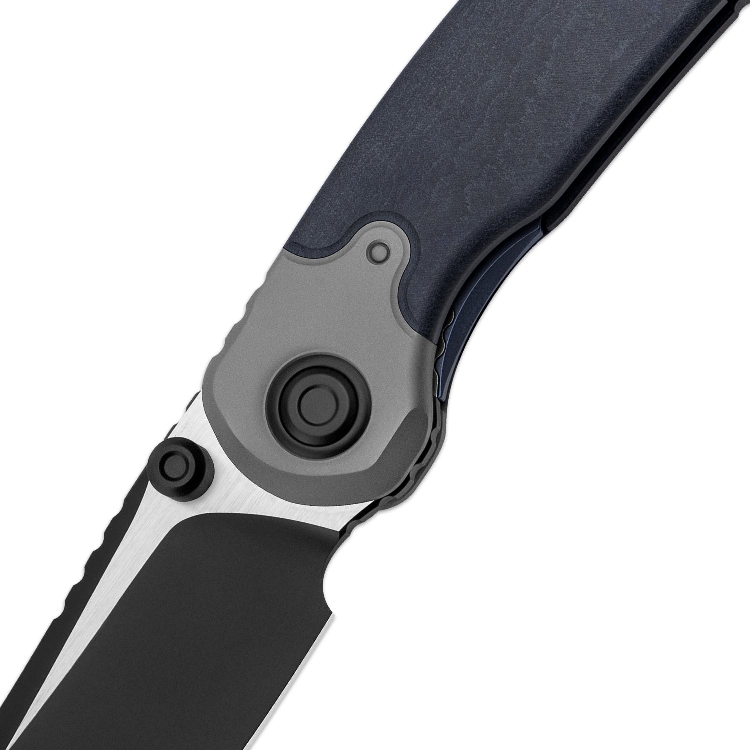 PIONEER | S35VN | Blue Canyon & Titanium | ZX-FK03A5 | KIZERX®