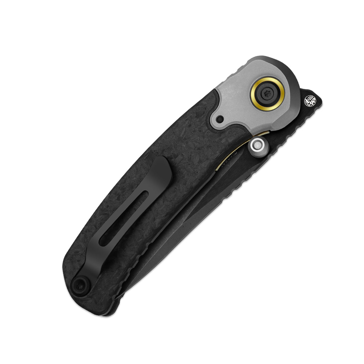 PIONEER | M390 | Titanium & Marble Carbon Fiber | KizerV™ FK03A7