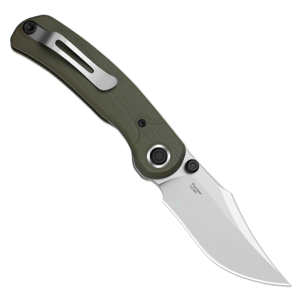 PIONEER | 14C28N | G10 | Blasted & Stonewashed | KizerV™ FK03M2
