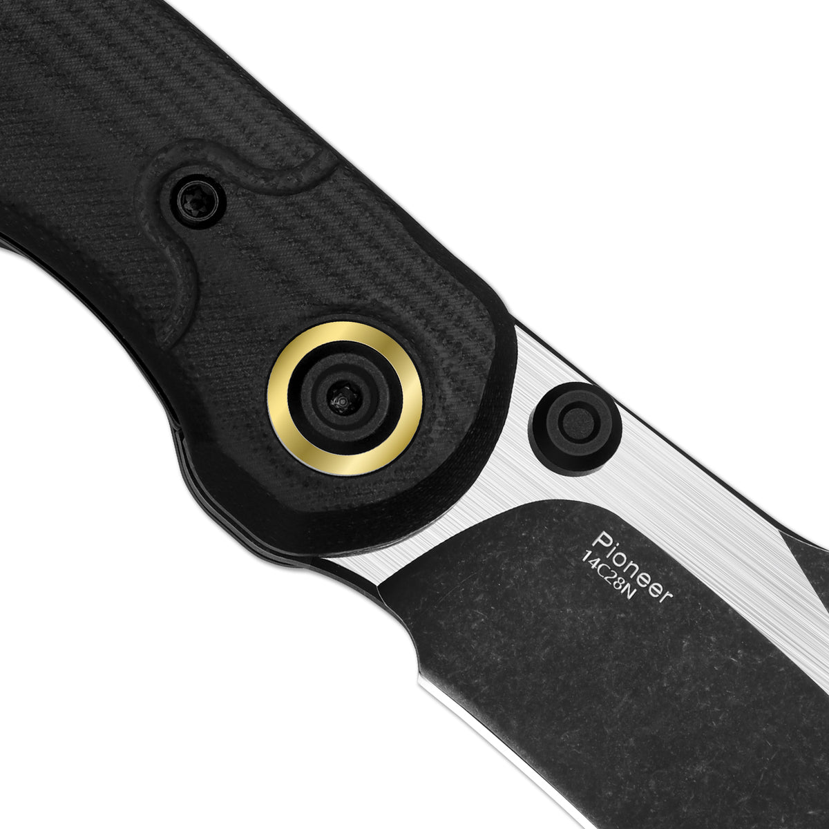 PIONEER | 14C28N | G10 | Stonewashed & Flat Brushed | KizerV™ FK03M1