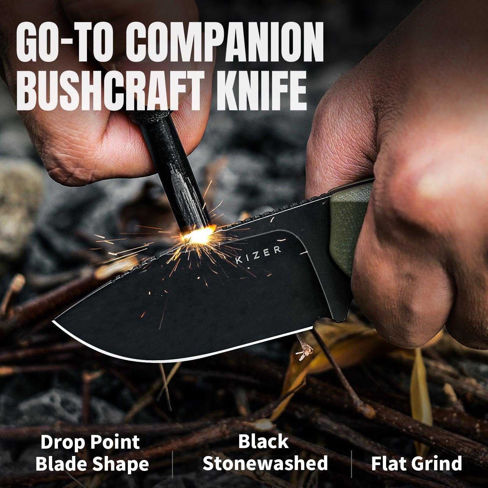 Beaver | D2 | Olive Green G10 | 1078A1