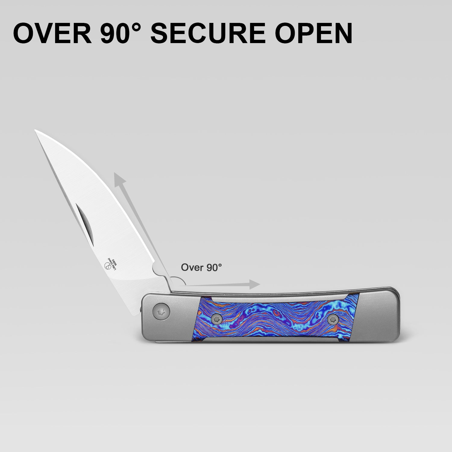 Little Grand | M390 | Titanium & Titanium Damascus | KizerB™ 2670A3 | Limited