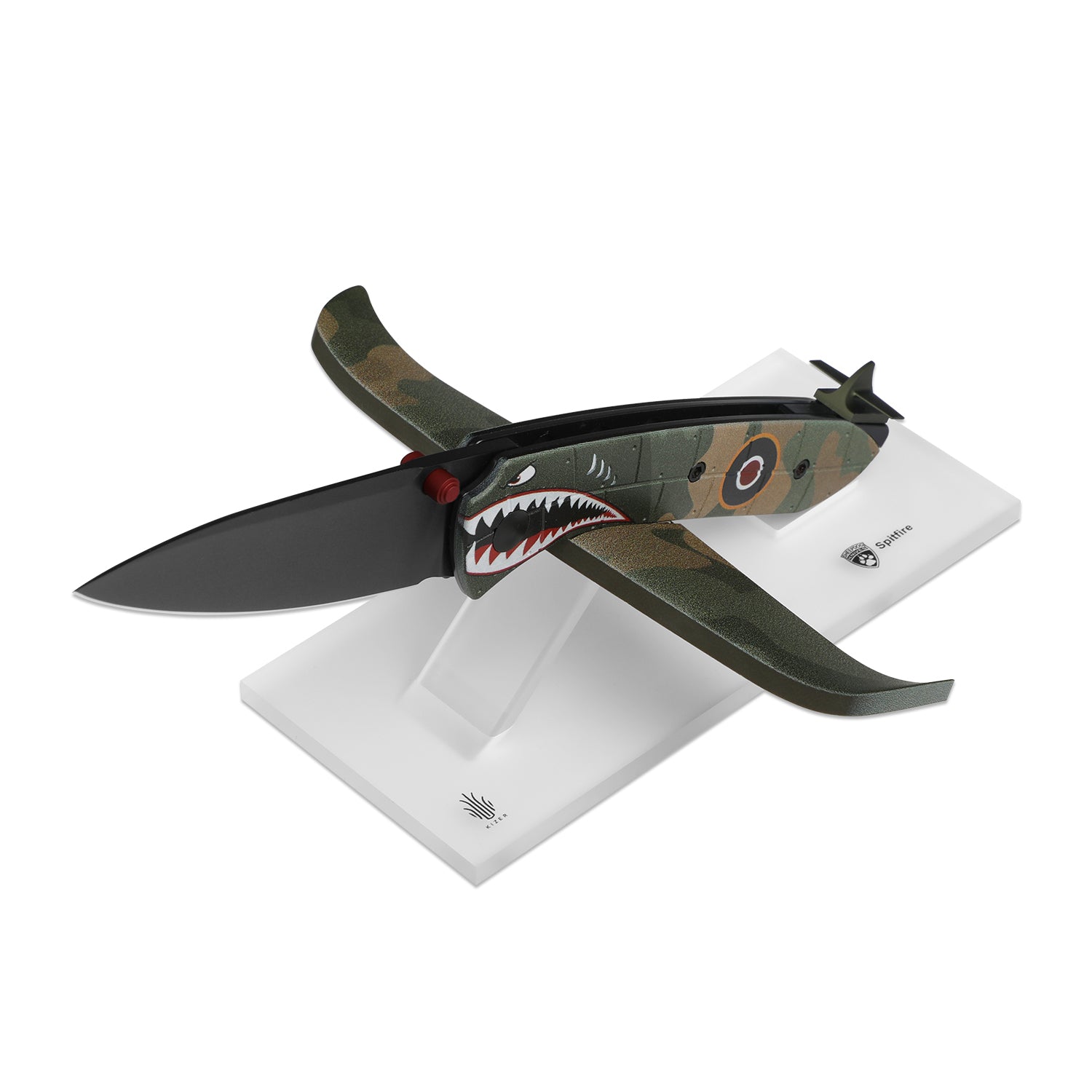 Spitfire Supermarine Edition | Matte PVD | S35VN | Drop Point Blade | G10 | KizerB™ 3690A3 | Limited