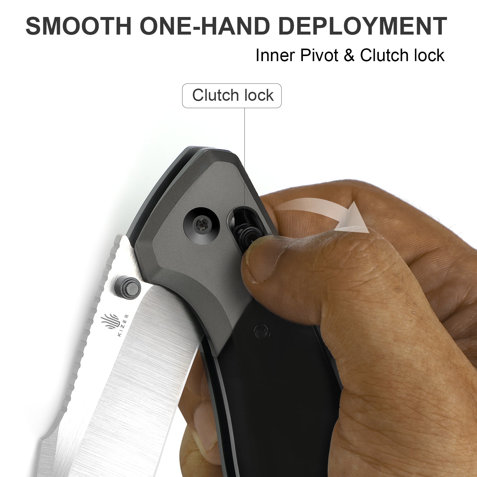Staffi 3.3 inch S45VN Titanium Ki3695A2-Kizer