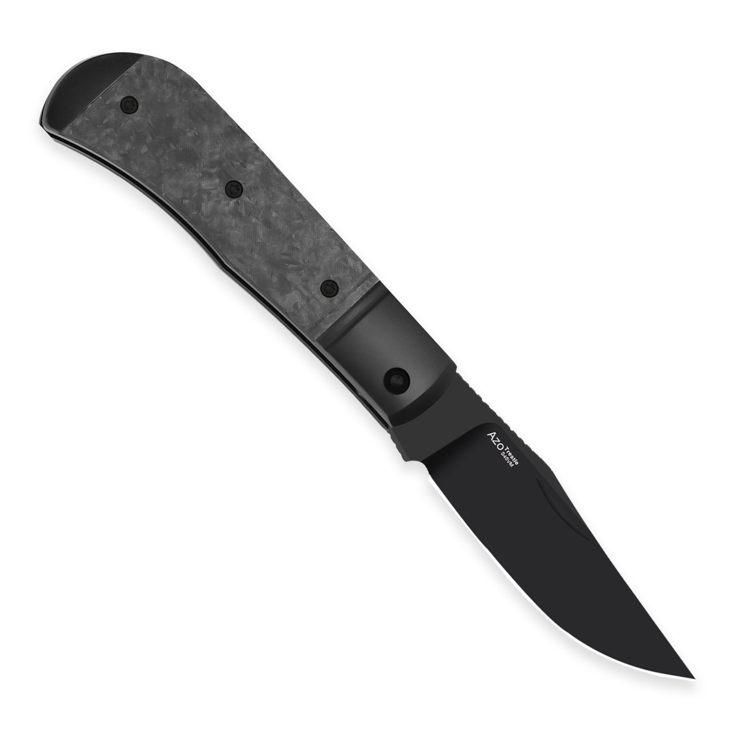 Trestle 2.9 inch S45VN Titanium & Carbon Fiber Ki3761A1-Kizer