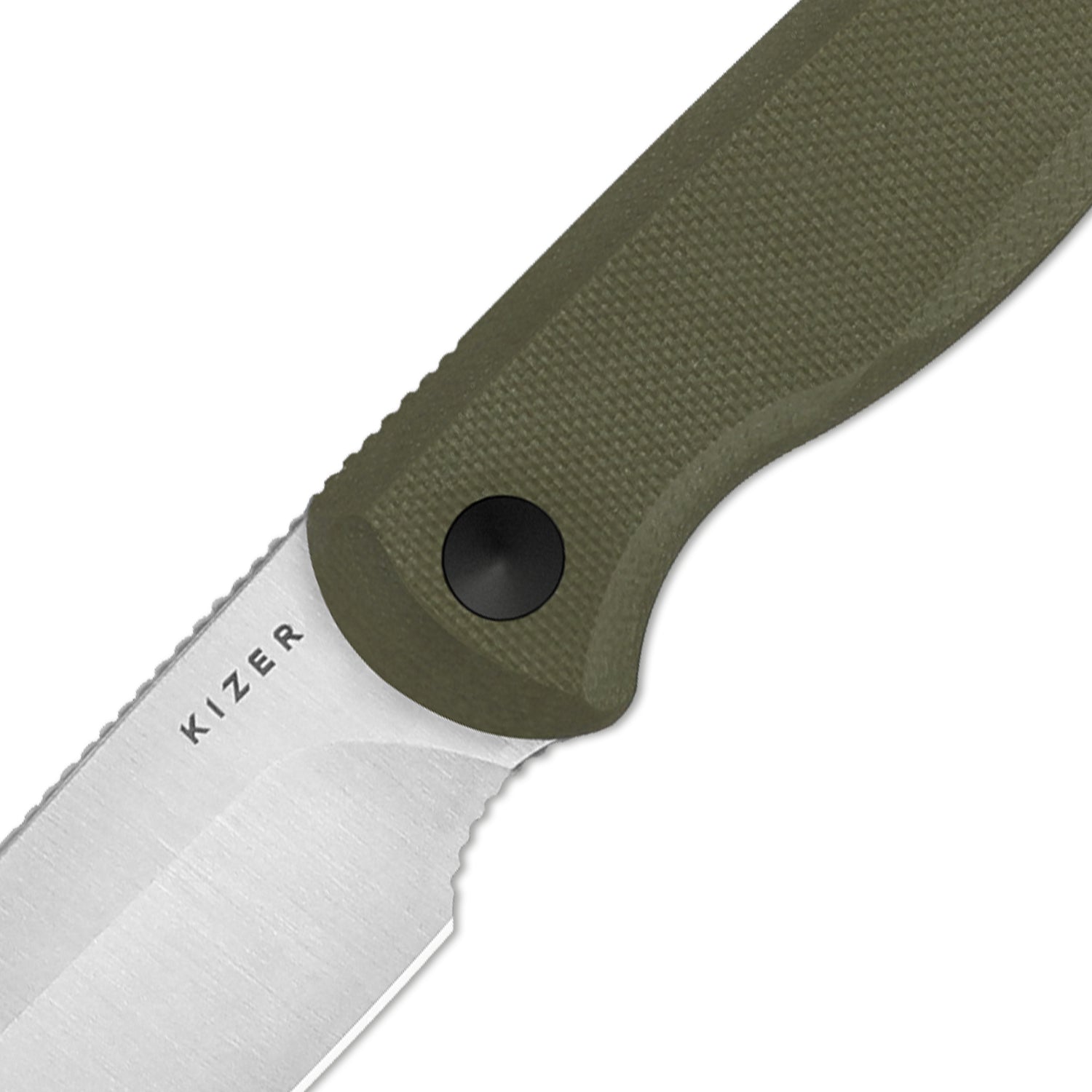 Drop Bear® Fix | AEB-L | Olive Green G10 | KizerV™ 1093A1